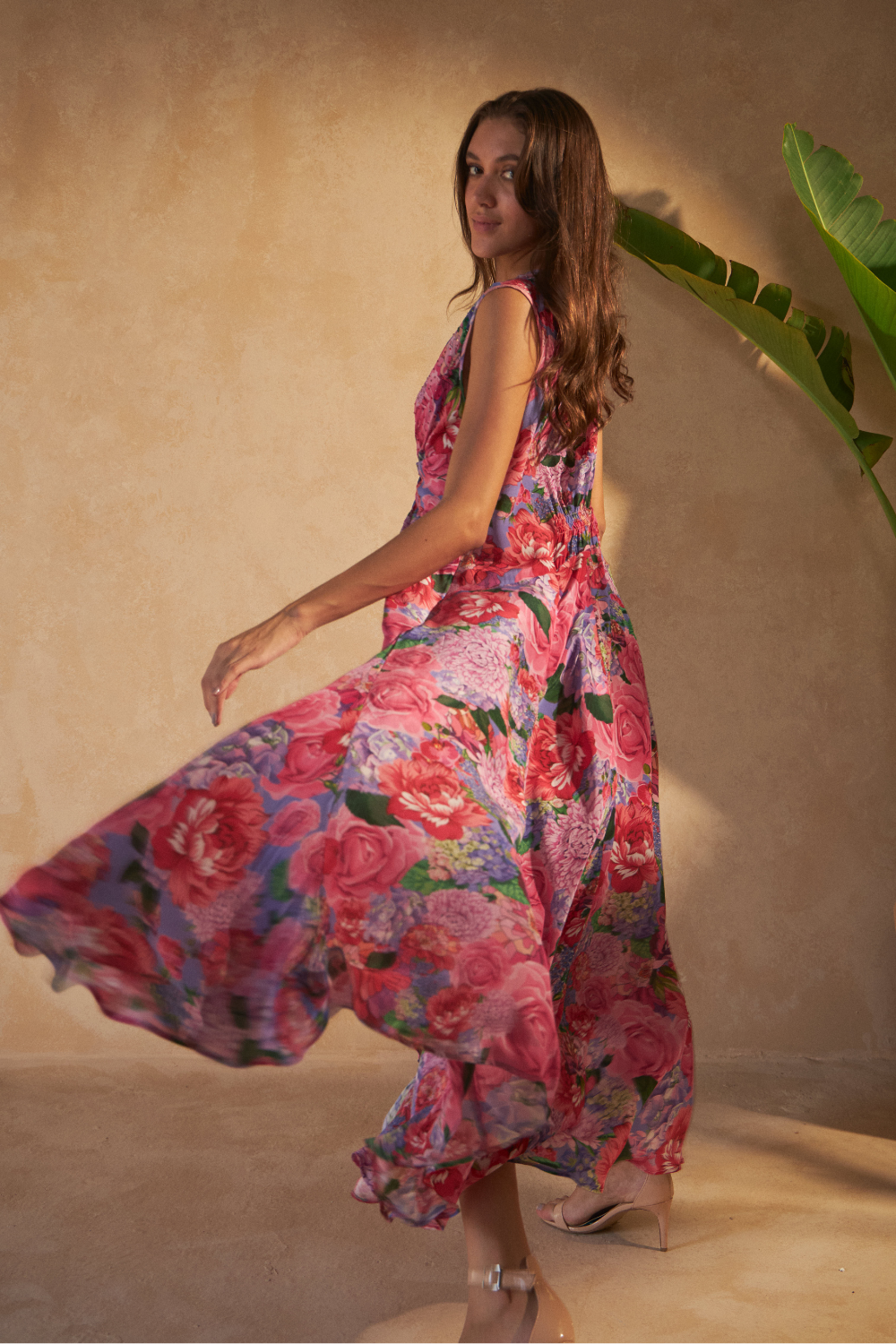 ROSE RED PINK - THEODORA DRESS - TheSwankStore