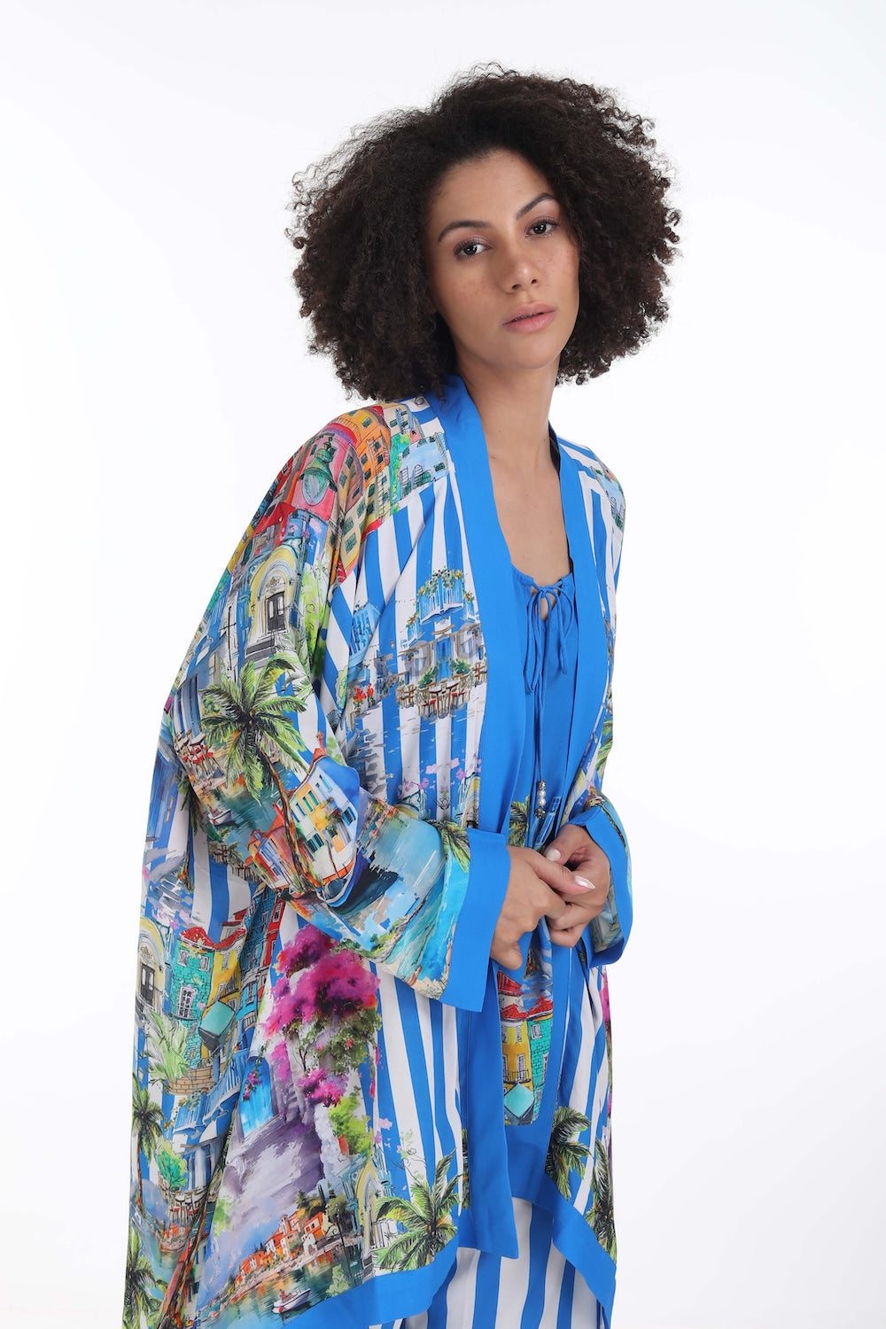 ST TROPEZ - KIMONO SHRUG (SHORT) - TheSwankStore