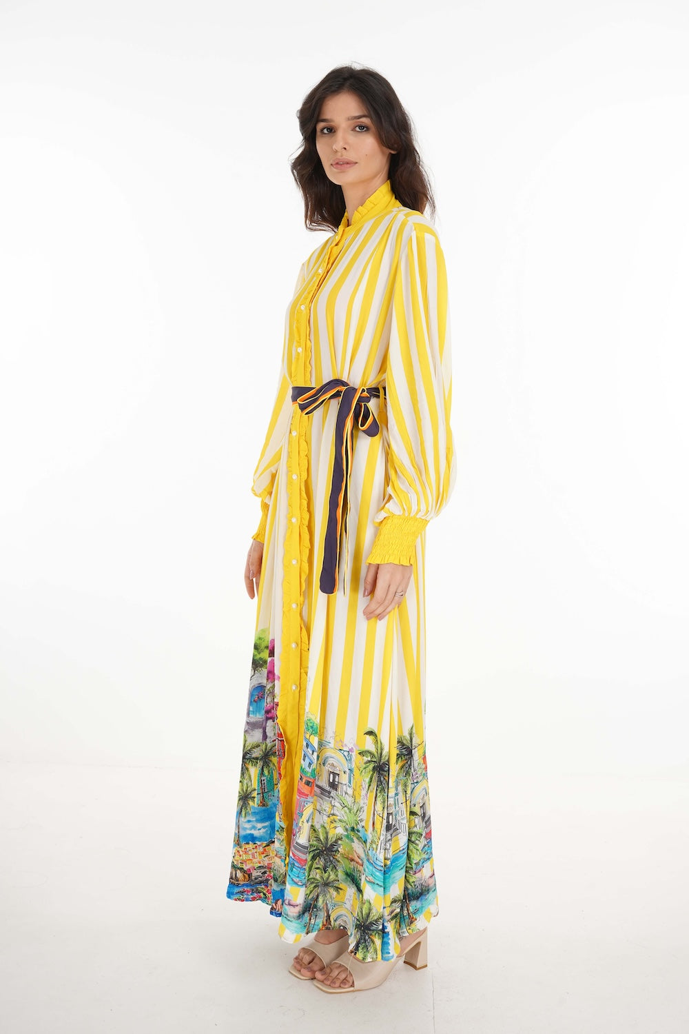ST TROPEZ - LONG FREYA DRESS - TheSwankStore