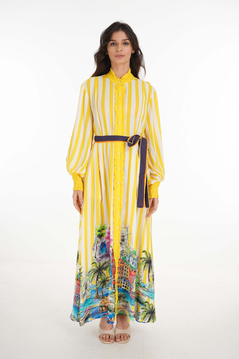 ST TROPEZ - LONG FREYA DRESS - TheSwankStore