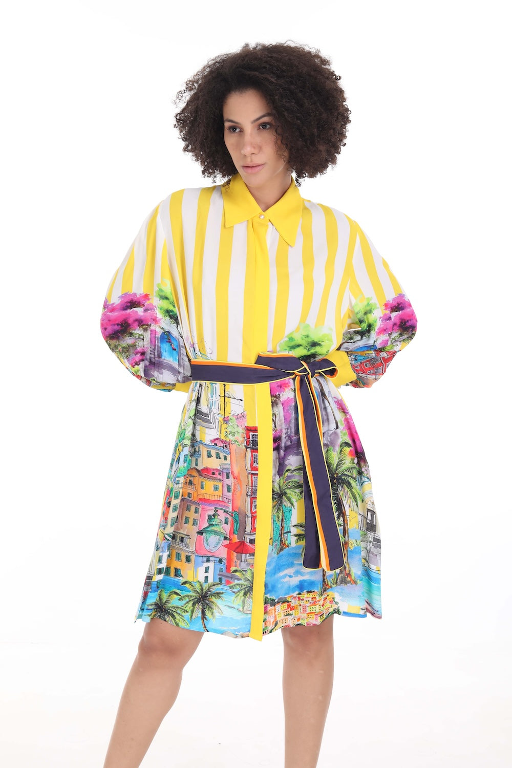 ST TROPEZ - SHIRT DRESS - TheSwankStore