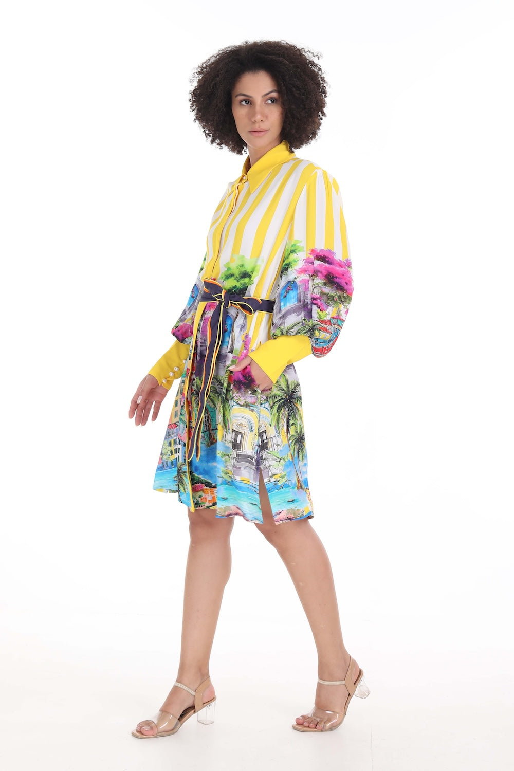 ST TROPEZ - SHIRT DRESS - TheSwankStore