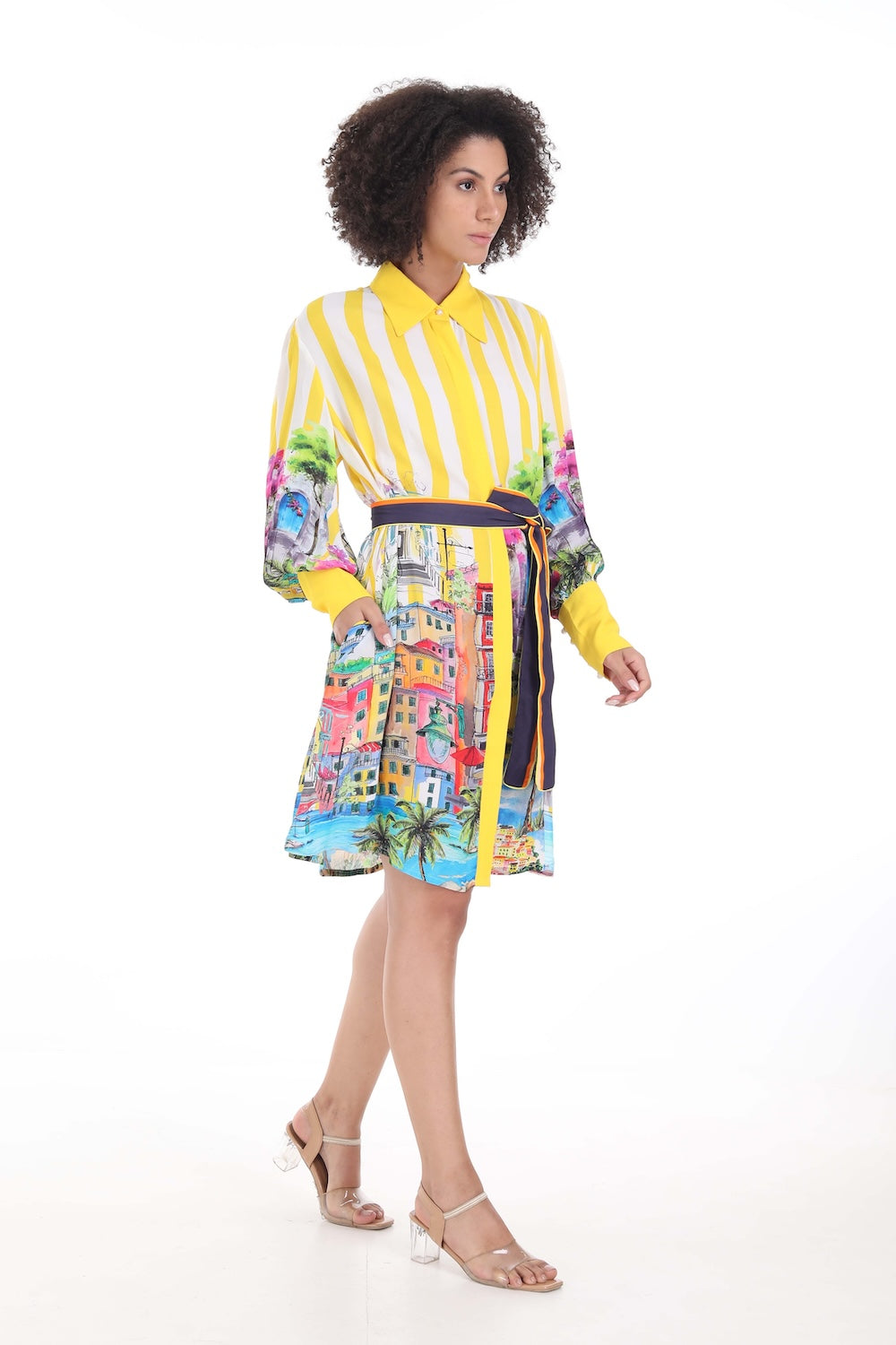 ST TROPEZ - SHIRT DRESS - TheSwankStore