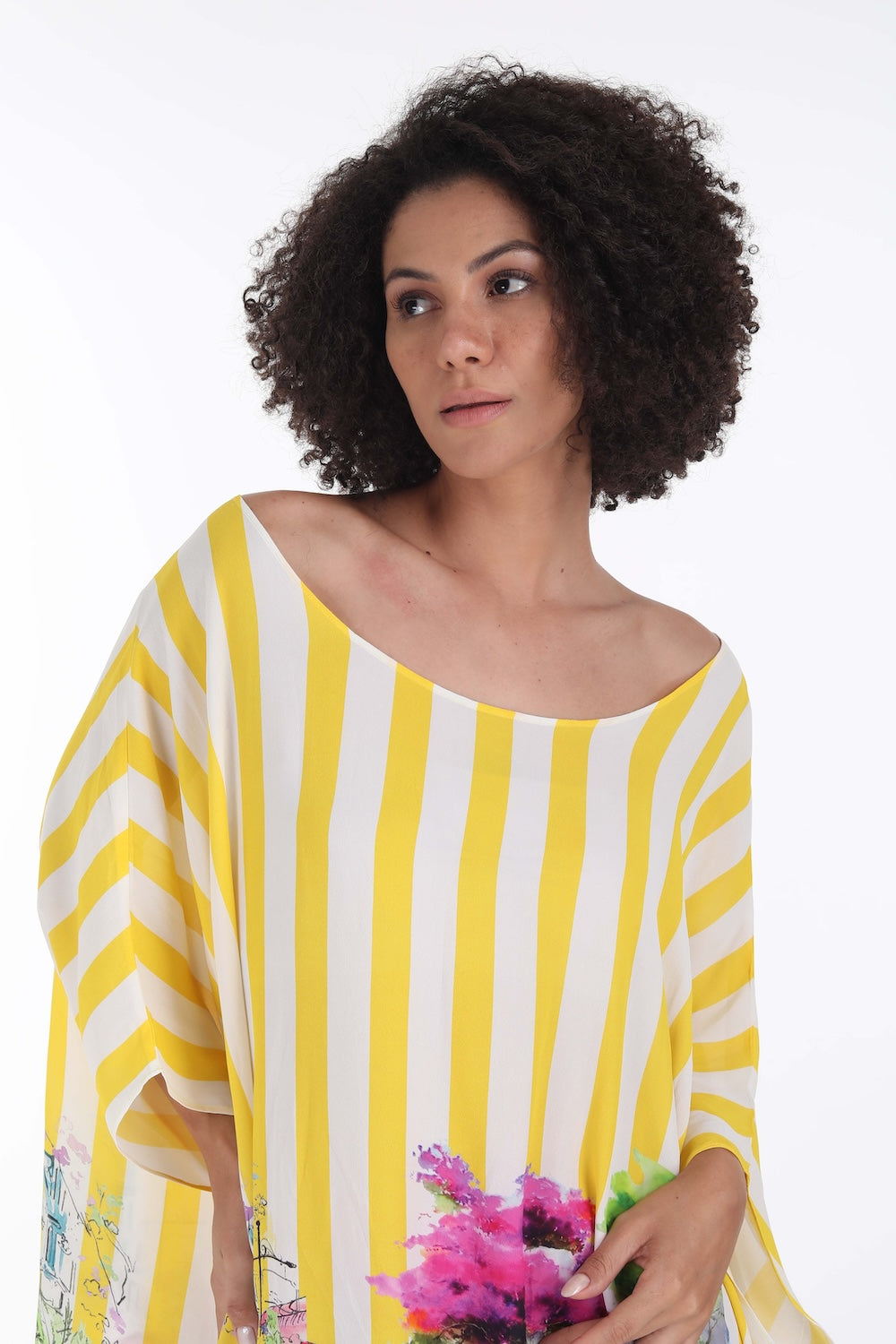 ST TROPEZ - SHORT BOX KAFTAN - TheSwankStore
