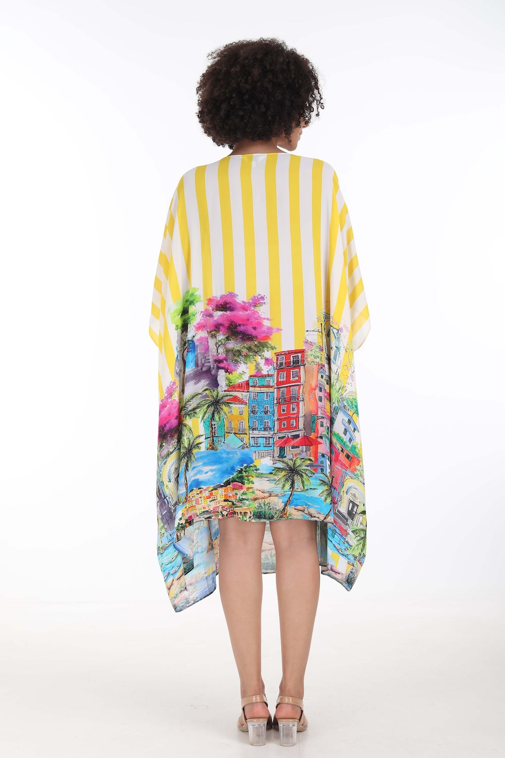 ST TROPEZ - SHORT BOX KAFTAN - TheSwankStore