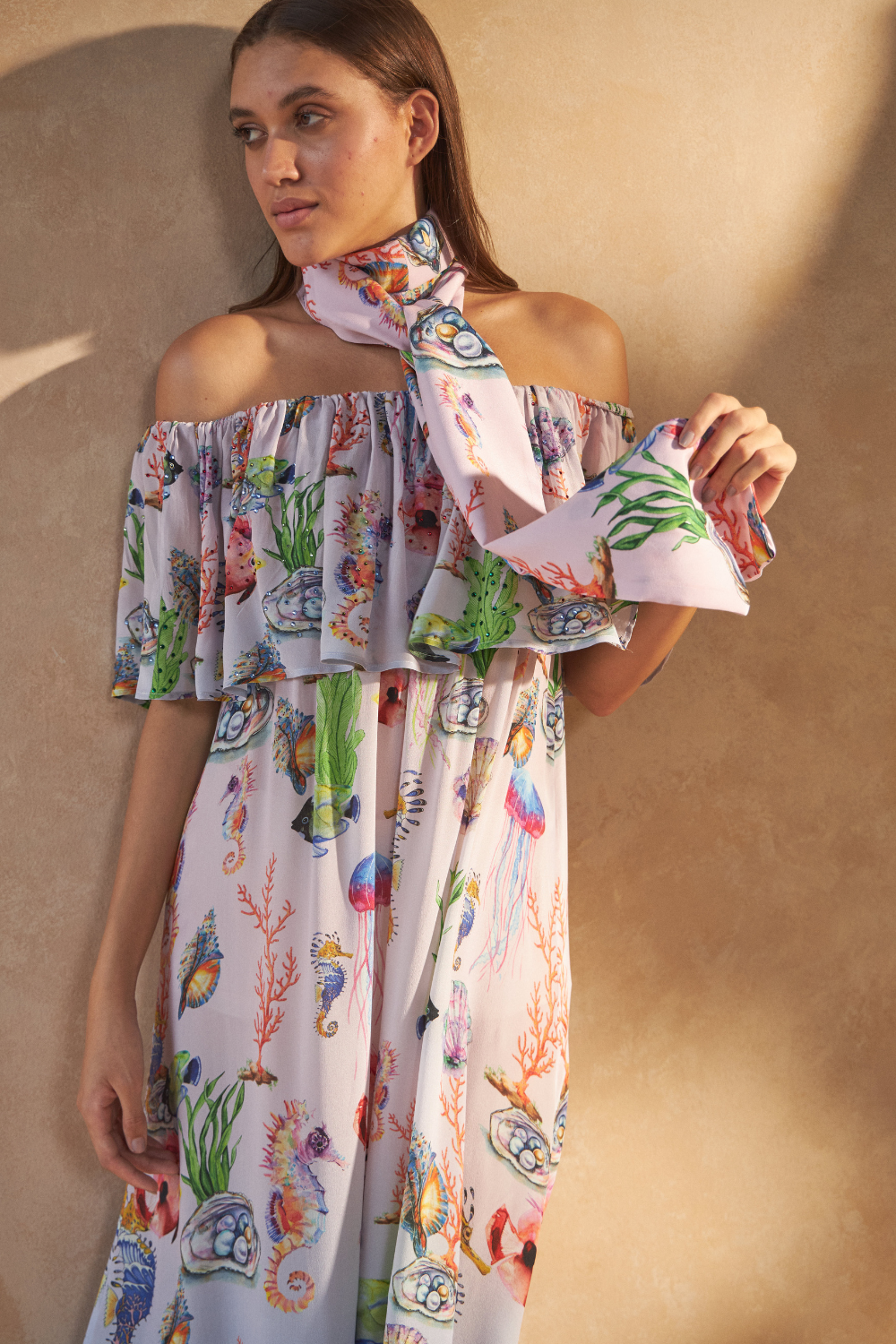 SHELLS MULTICOLOUR - BLOOSOM DRESS - TheSwankStore