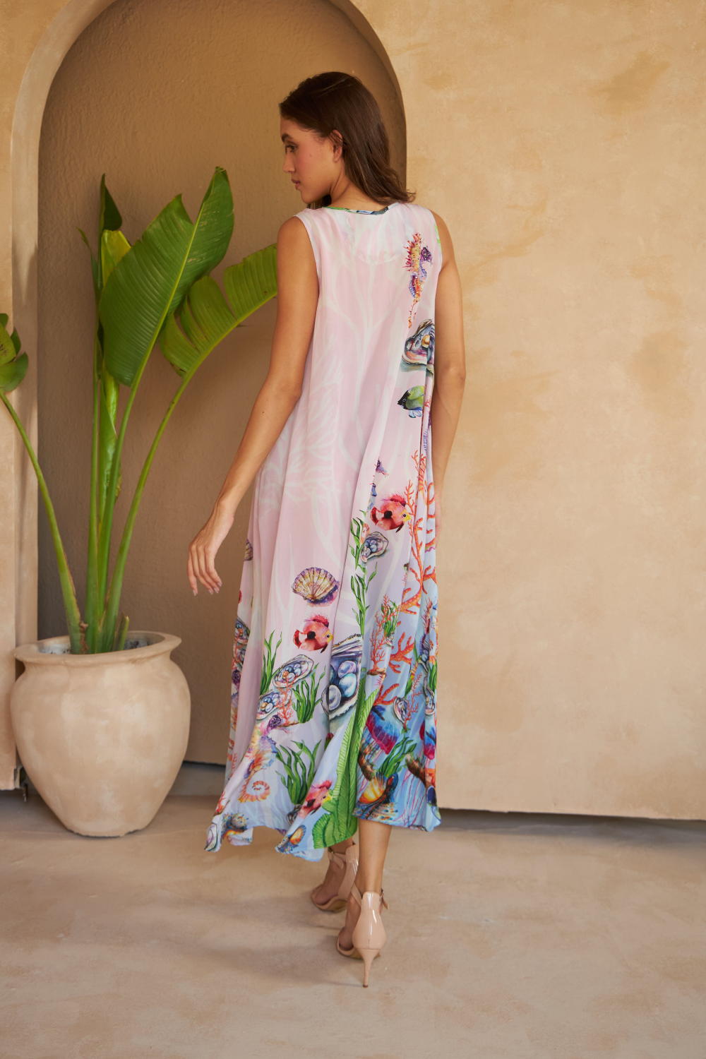 SHELLS MULTICOLOUR - DAPHNE DRESS - TheSwankStore