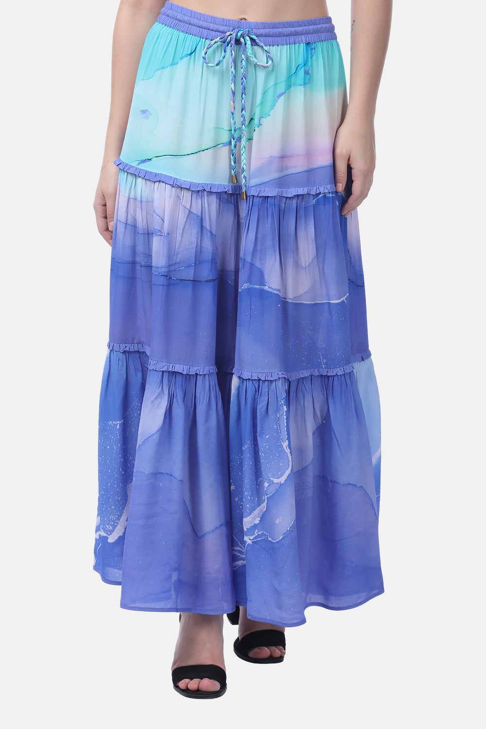 TEMPER BLUE - BANJARA SKIRT - TheSwankStore