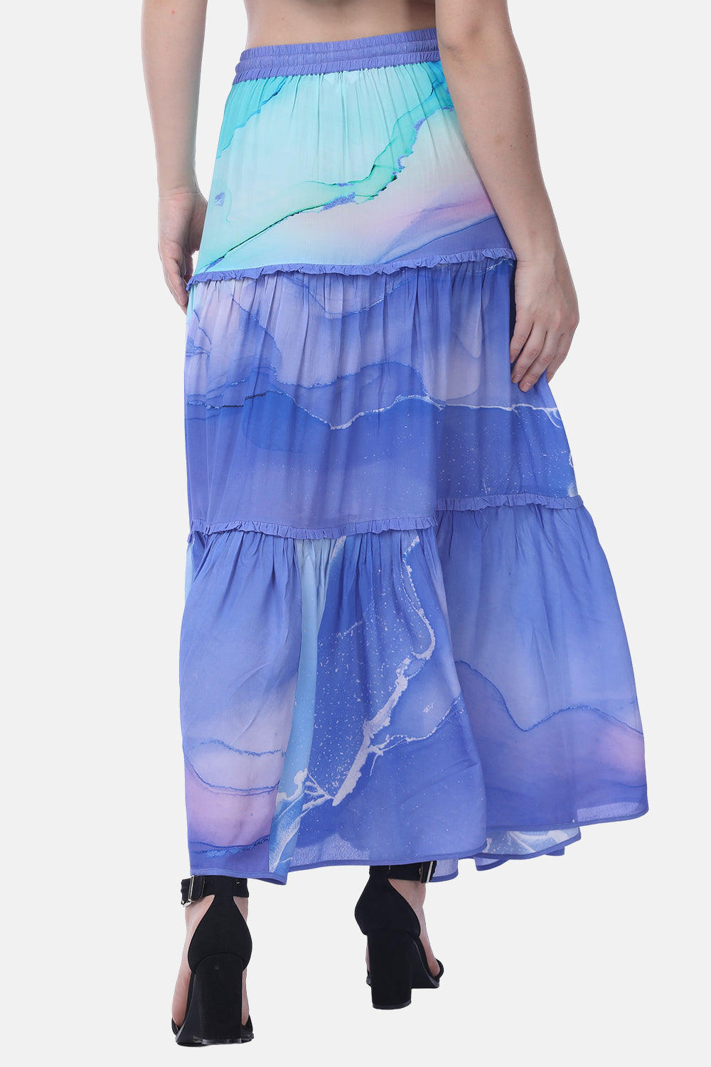 TEMPER BLUE - BANJARA SKIRT - TheSwankStore