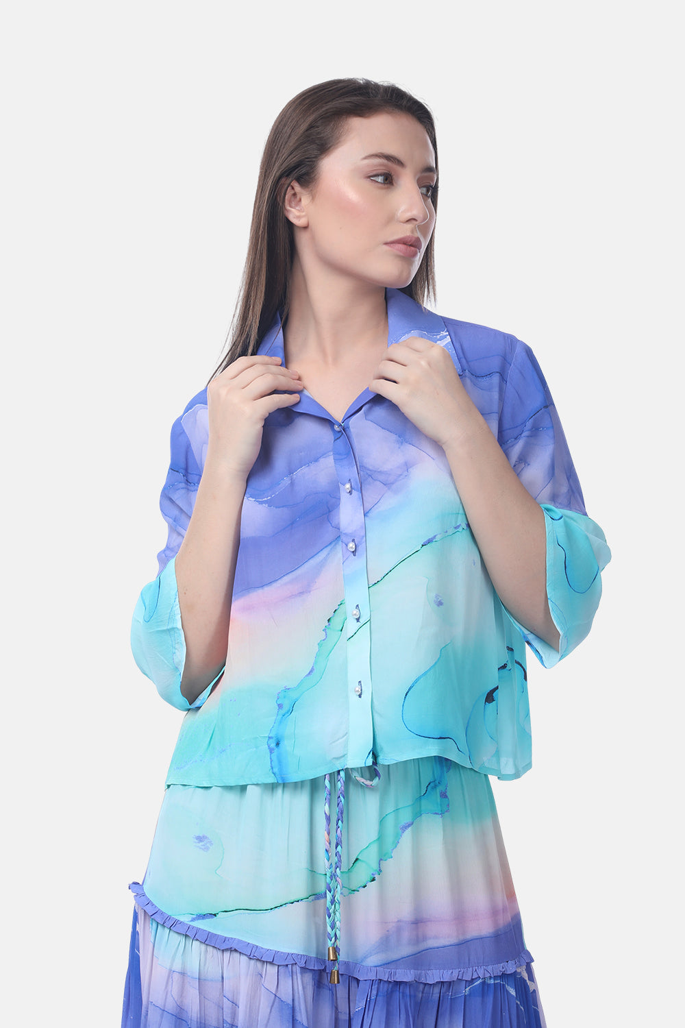 TEMPER BLUE - BONNIE TOP - TheSwankStore