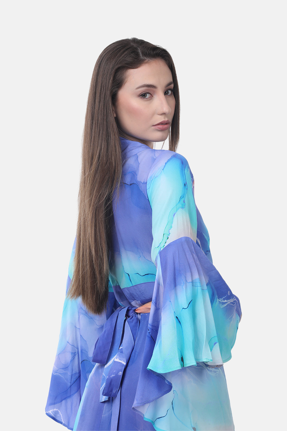 TEMPER BLUE - DAISY DRESS - TheSwankStore