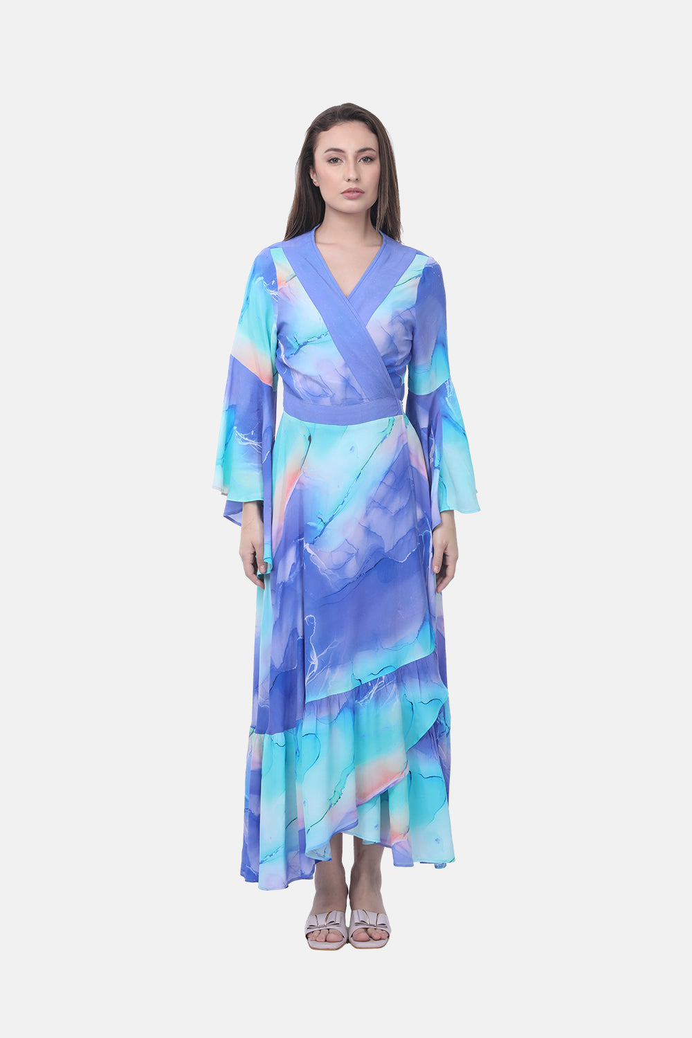 TEMPER BLUE - DAISY DRESS - TheSwankStore