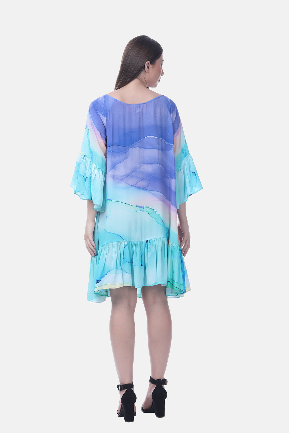 TEMPER BLUE - GYPSY DRESS - TheSwankStore