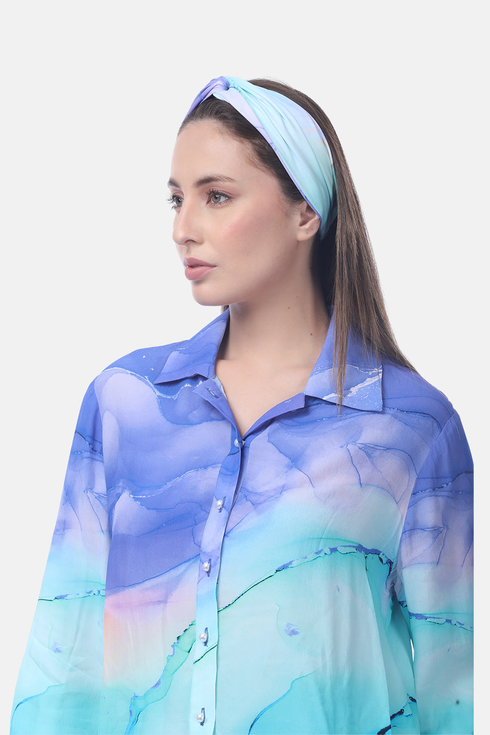 TEMPER BLUE - HEADBAND - TheSwankStore