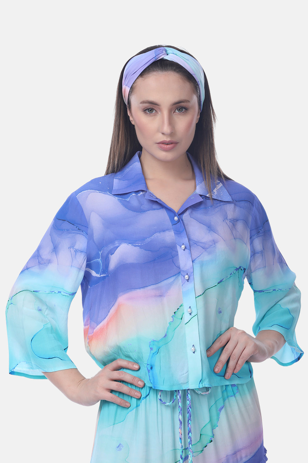 TEMPER BLUE - HEADBAND - TheSwankStore