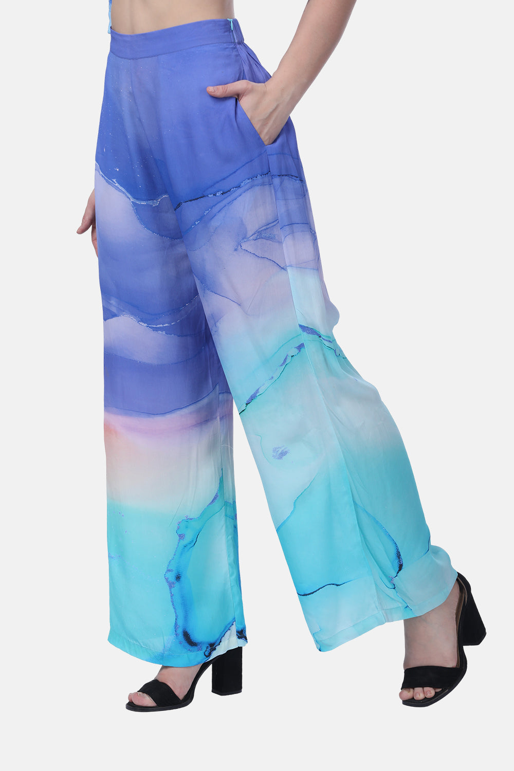 TEMPER BLUE - IVY PANTS - TheSwankStore
