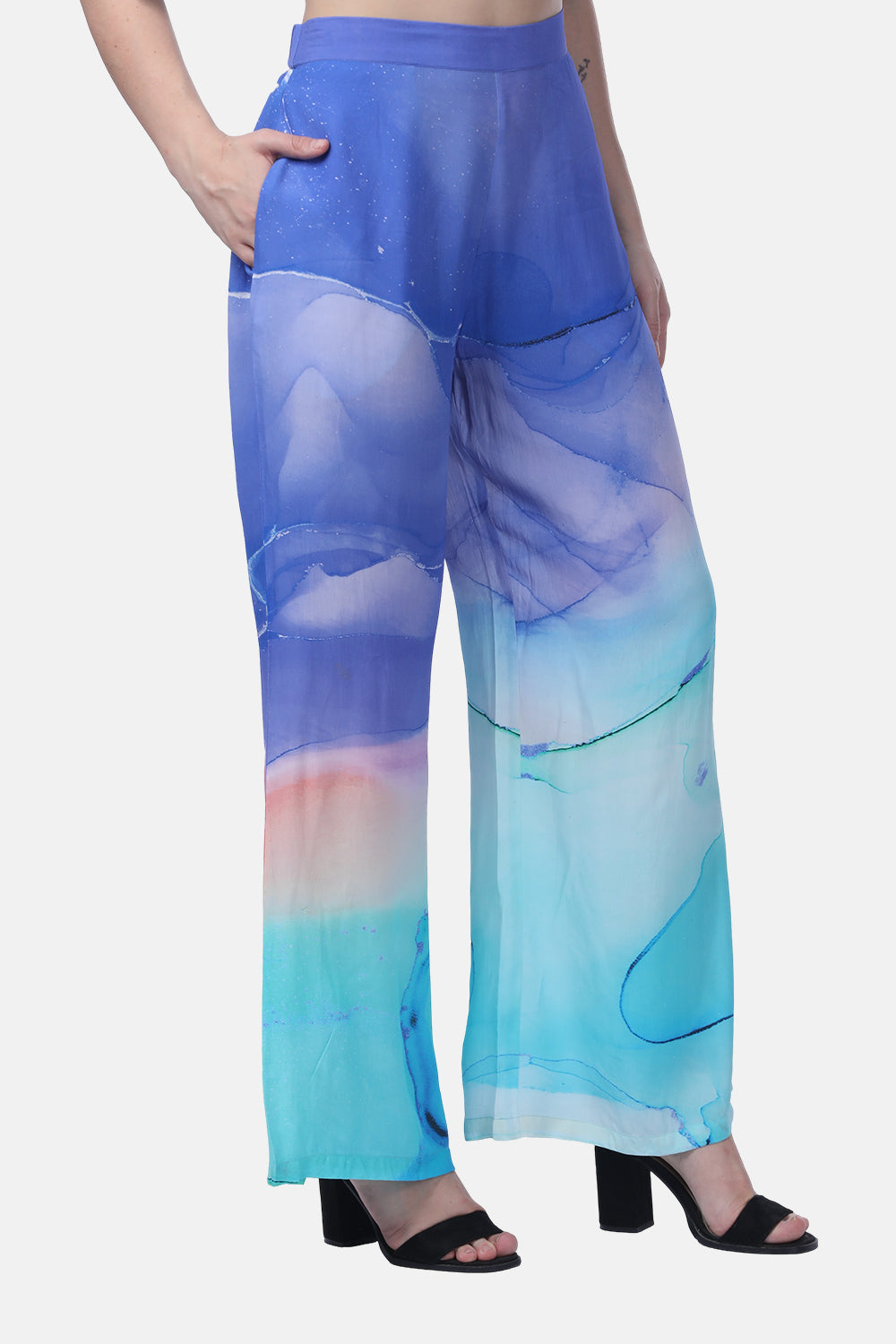 TEMPER BLUE - IVY PANTS - TheSwankStore