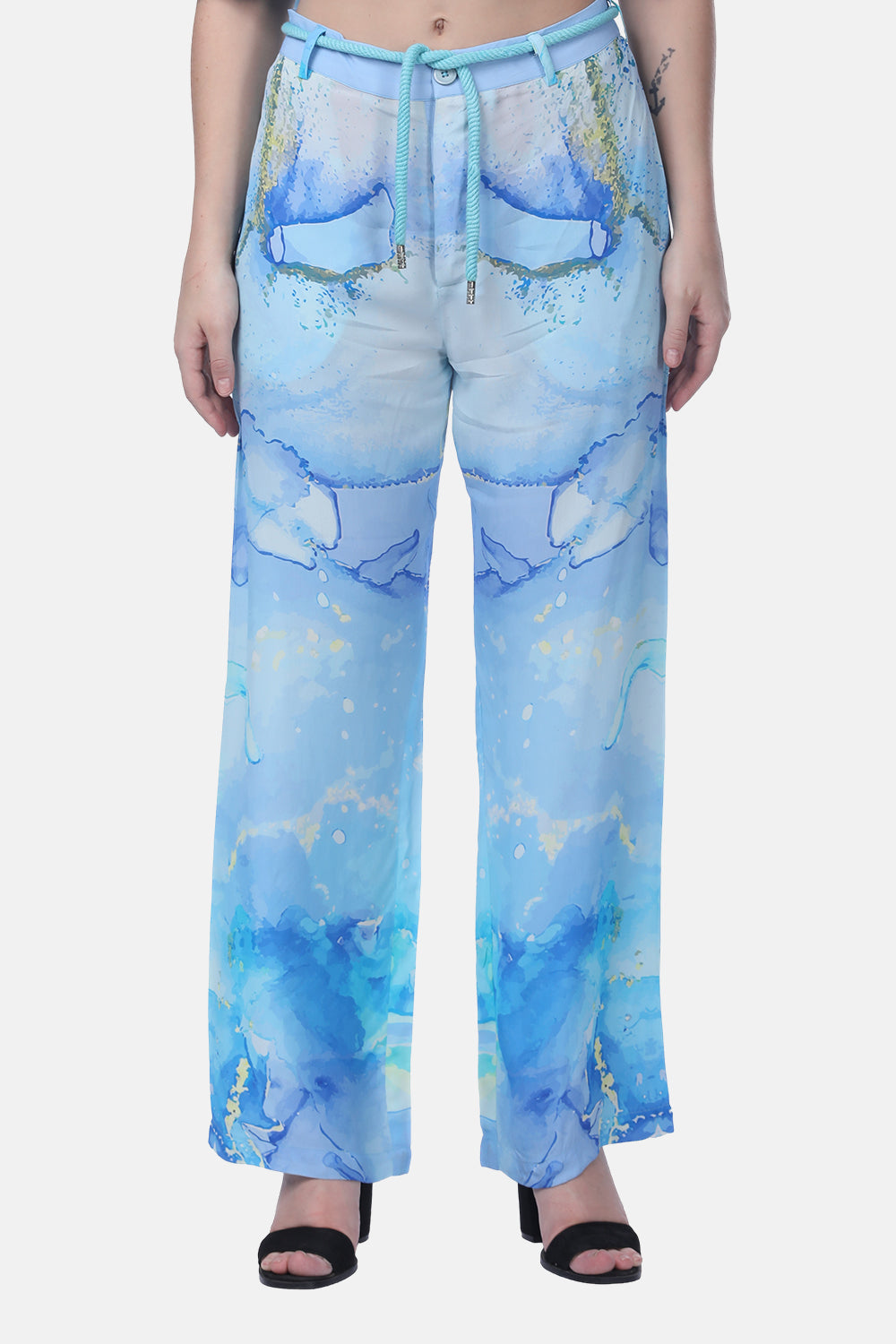 TEMPER BLUE - LUCY PANTS - TheSwankStore