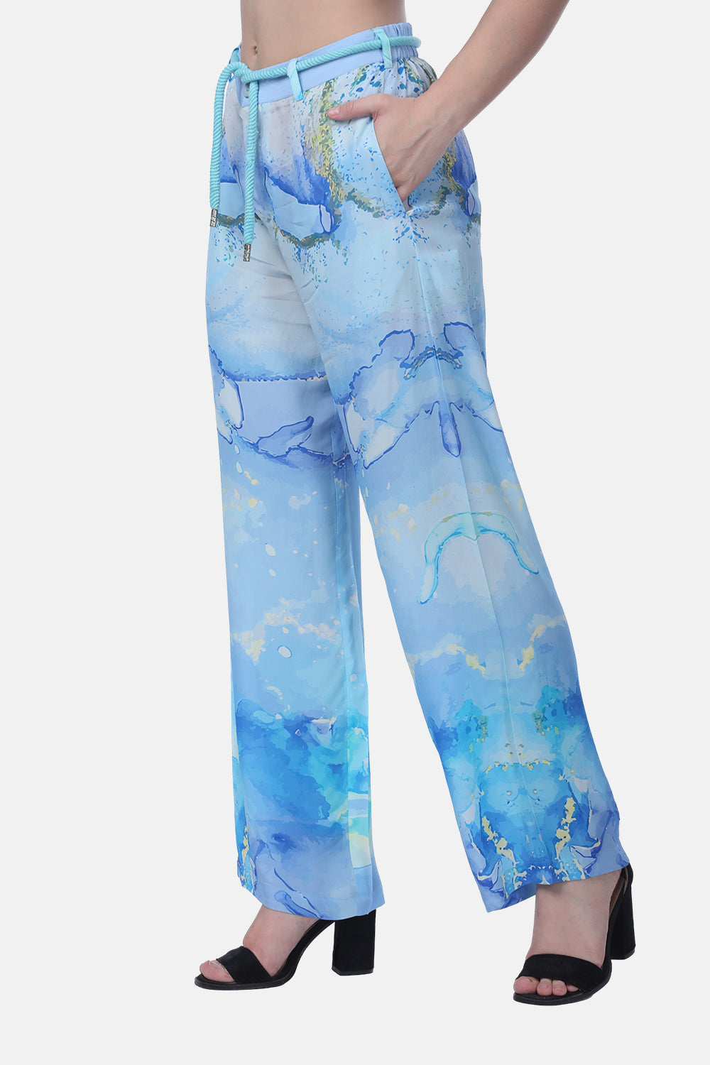 TEMPER BLUE - LUCY PANTS - TheSwankStore