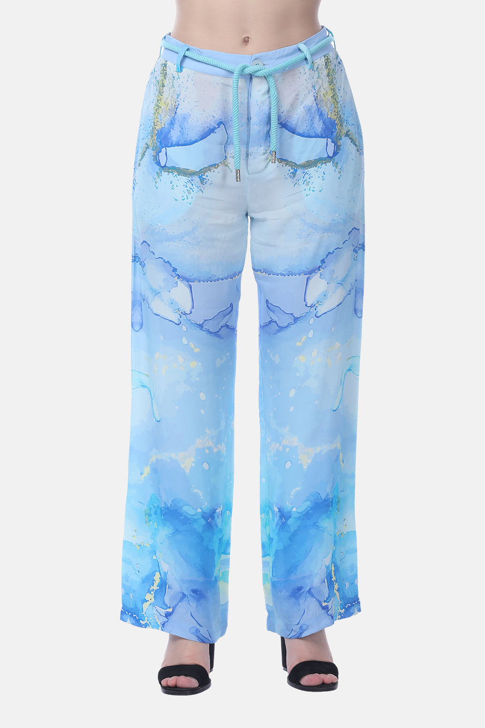 TEMPER BLUE - LUCY PANTS - TheSwankStore