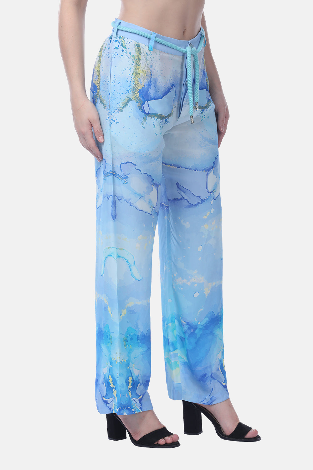 TEMPER BLUE - LUCY PANTS - TheSwankStore