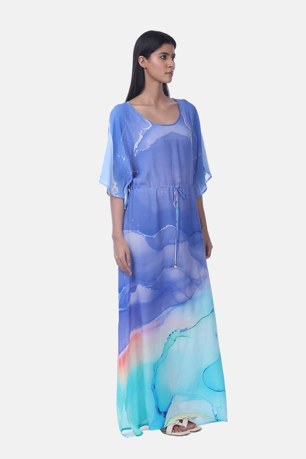 TEMPER BLUE - PEONY DRESS - TheSwankStore