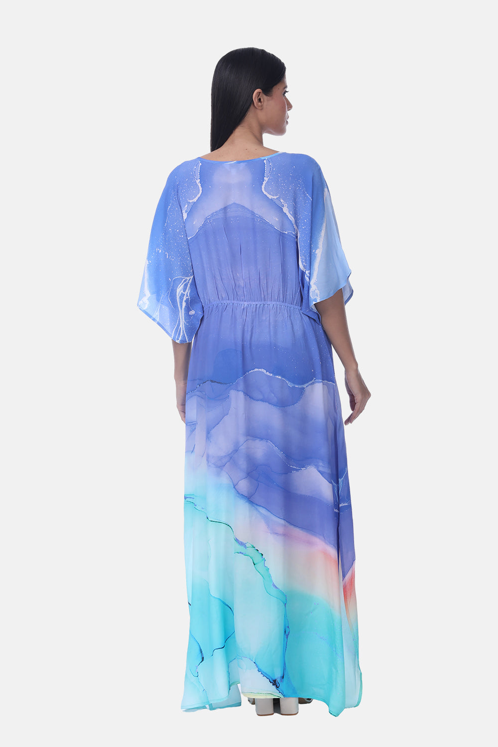 TEMPER BLUE - PEONY DRESS - TheSwankStore