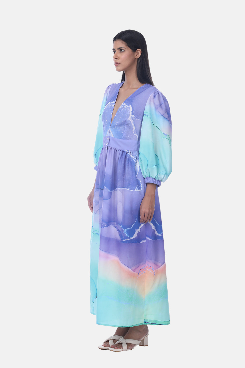 TEMPER BLUE - SAIGON DRESS - TheSwankStore
