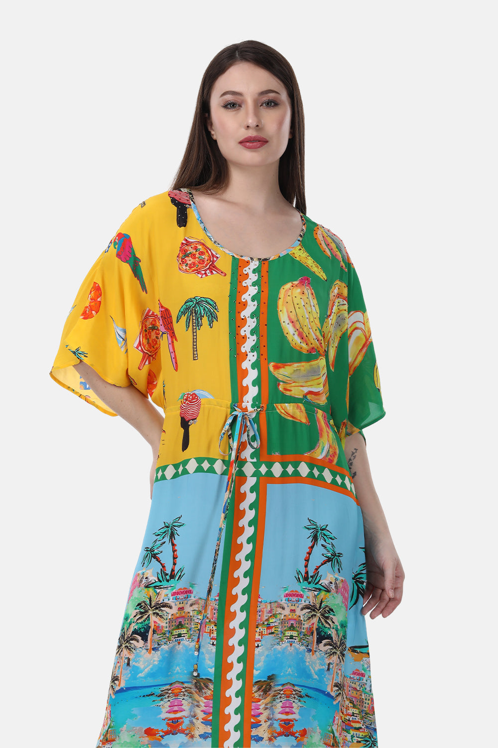TROPICANA - PEONY DRESS - TheSwankStore