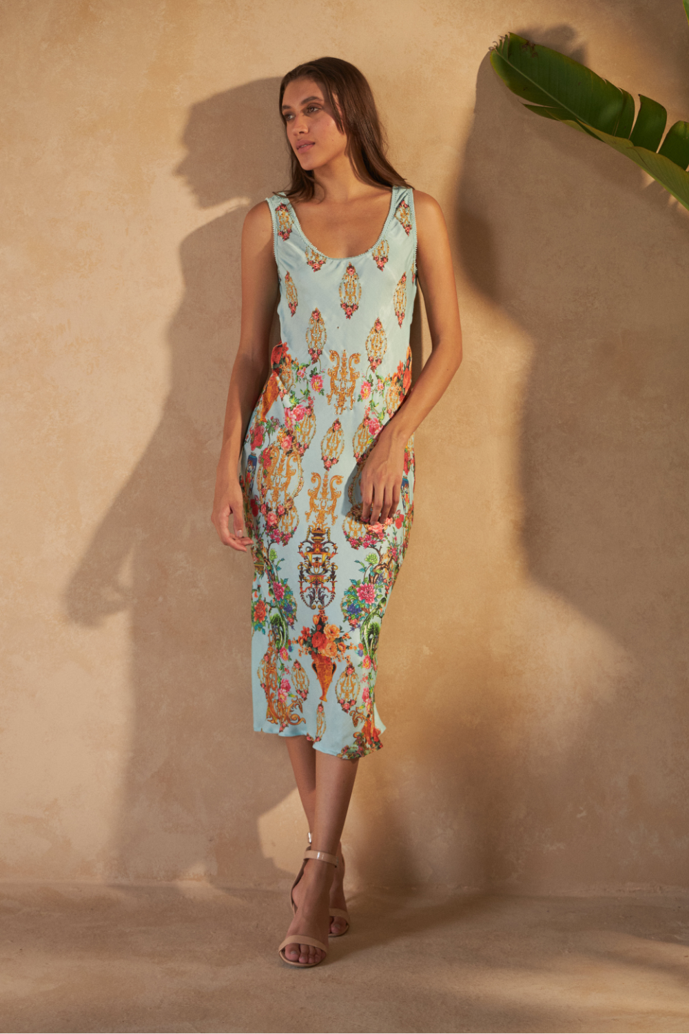 ZEBRA MULTICOLOUR - TULIP DRESS (PREMIUM CUPRO DUBBEL CREPE) - TheSwankStore