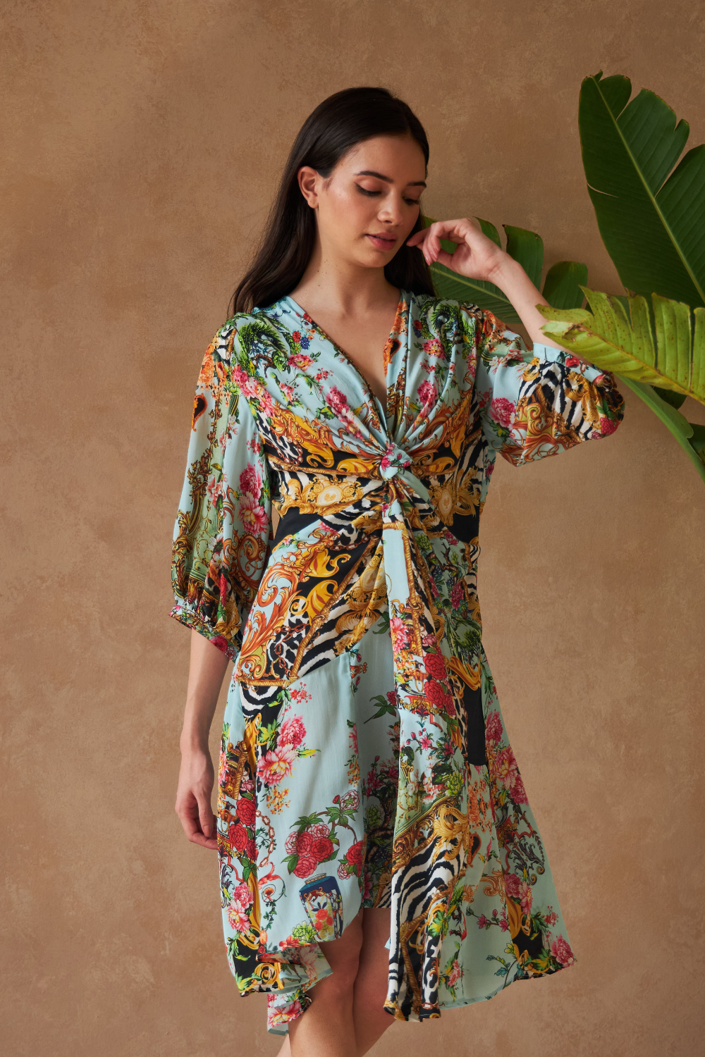ZEBRA MULTICOLOUR - ANASTASIA DRESS - TheSwankStore