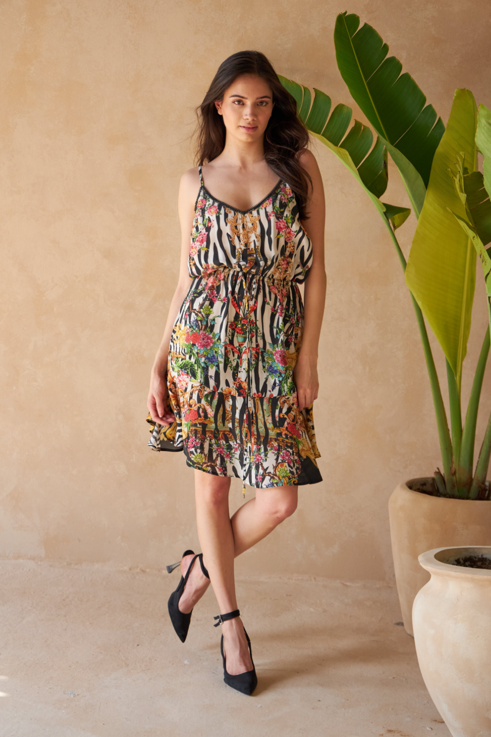 ZEBRA MULTICOLOUR - ANEMONE TOP - TheSwankStore