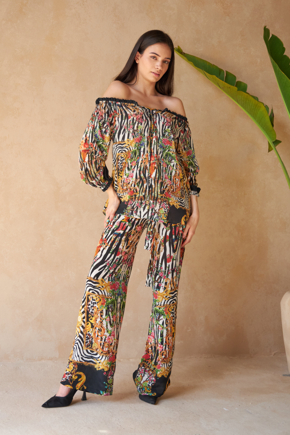 ZEBRA MULTICOLOUR - CALLA TOP - TheSwankStore