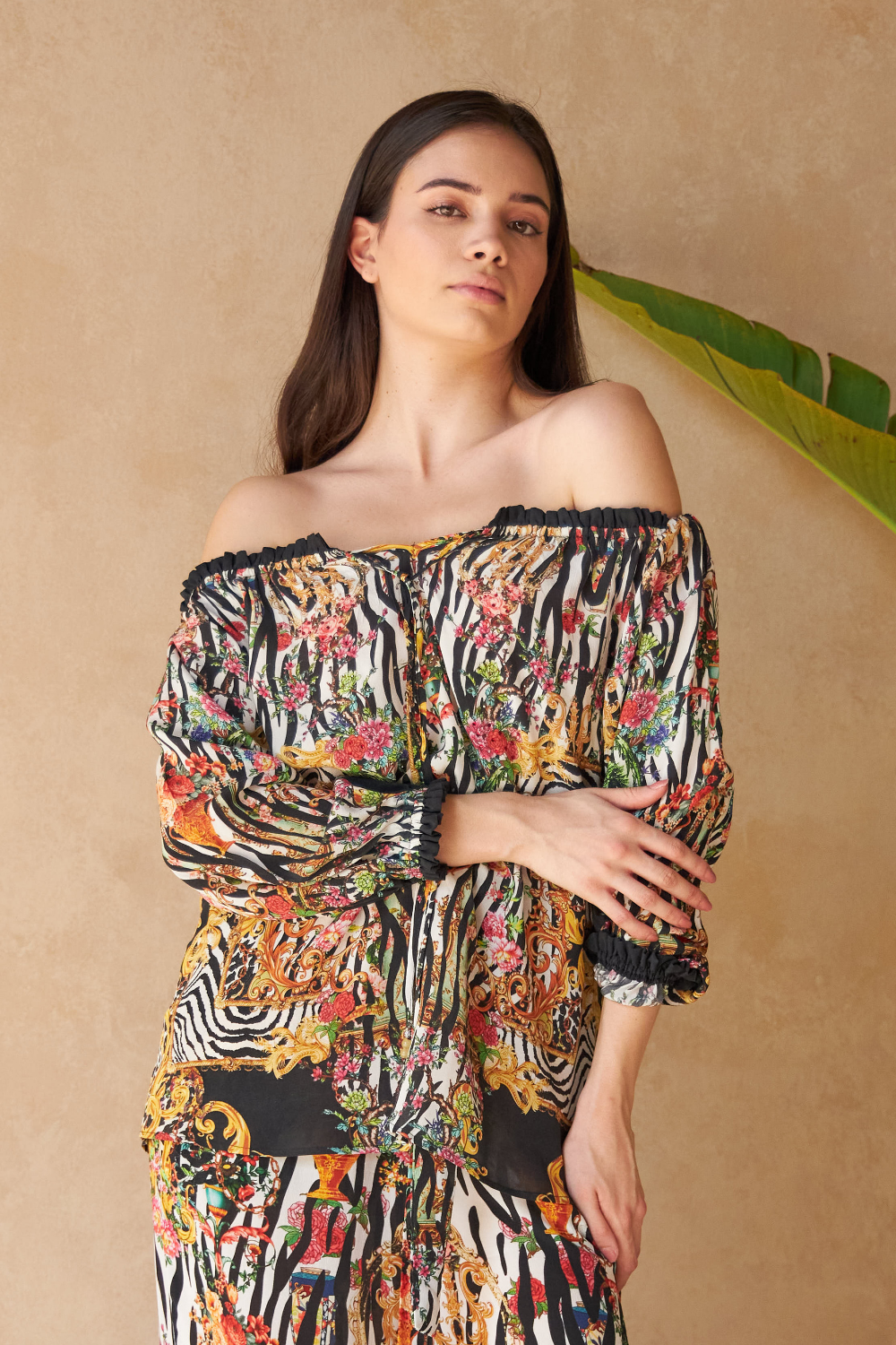 ZEBRA MULTICOLOUR - CALLA TOP - TheSwankStore