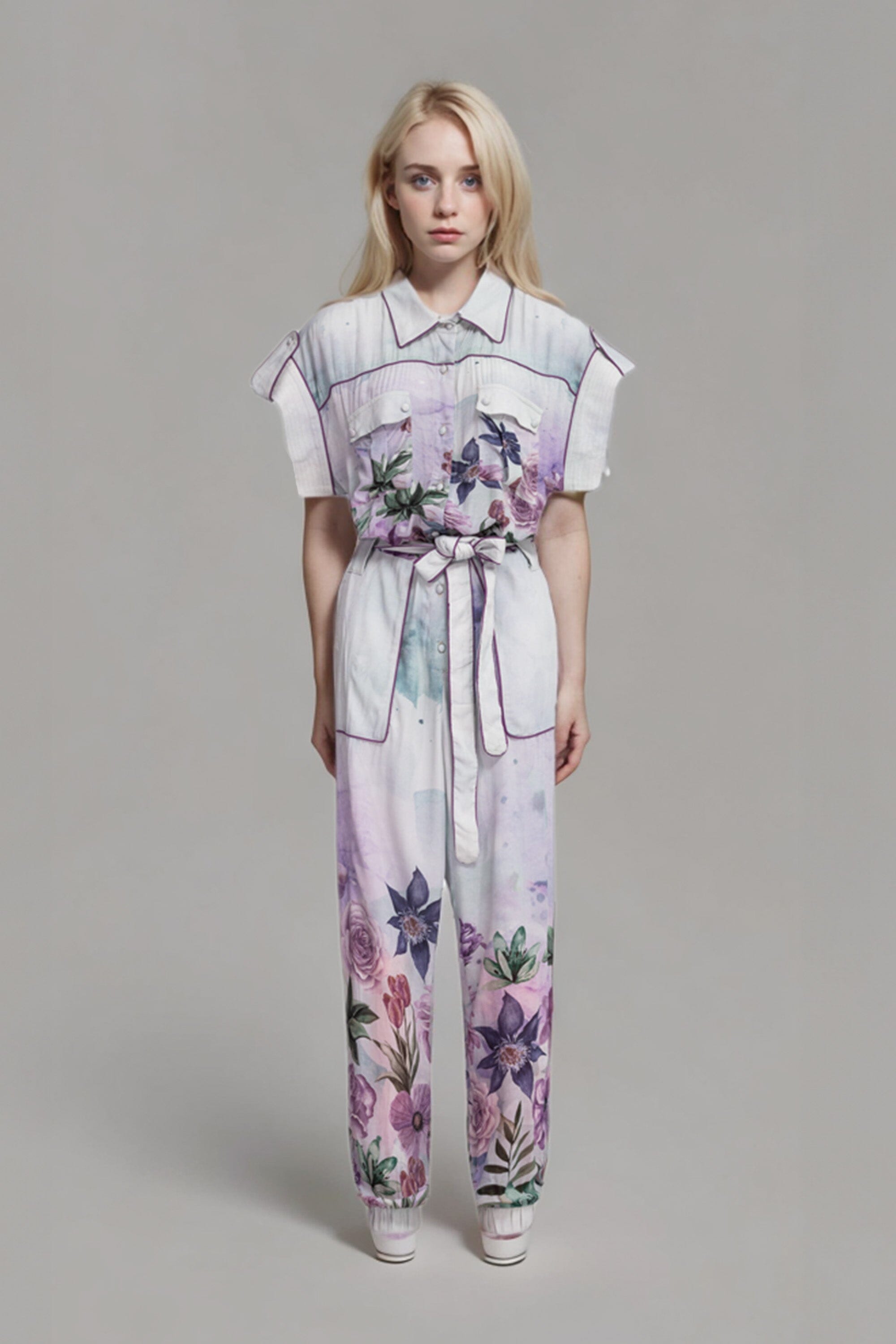 MARIC FLORAL  - LENA JUMPSUIT - TheSwankStore