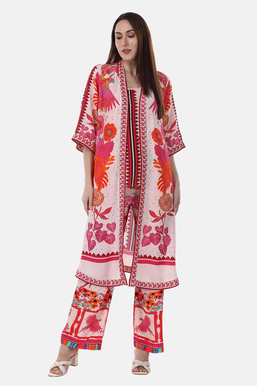 BIRDS OF PARADISE - KIMONO LONG