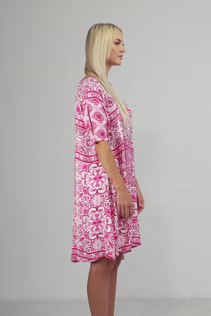 SANTA ROSA - SLIT SLEEVE DRESS (Size - M/L) - TheSwankStore