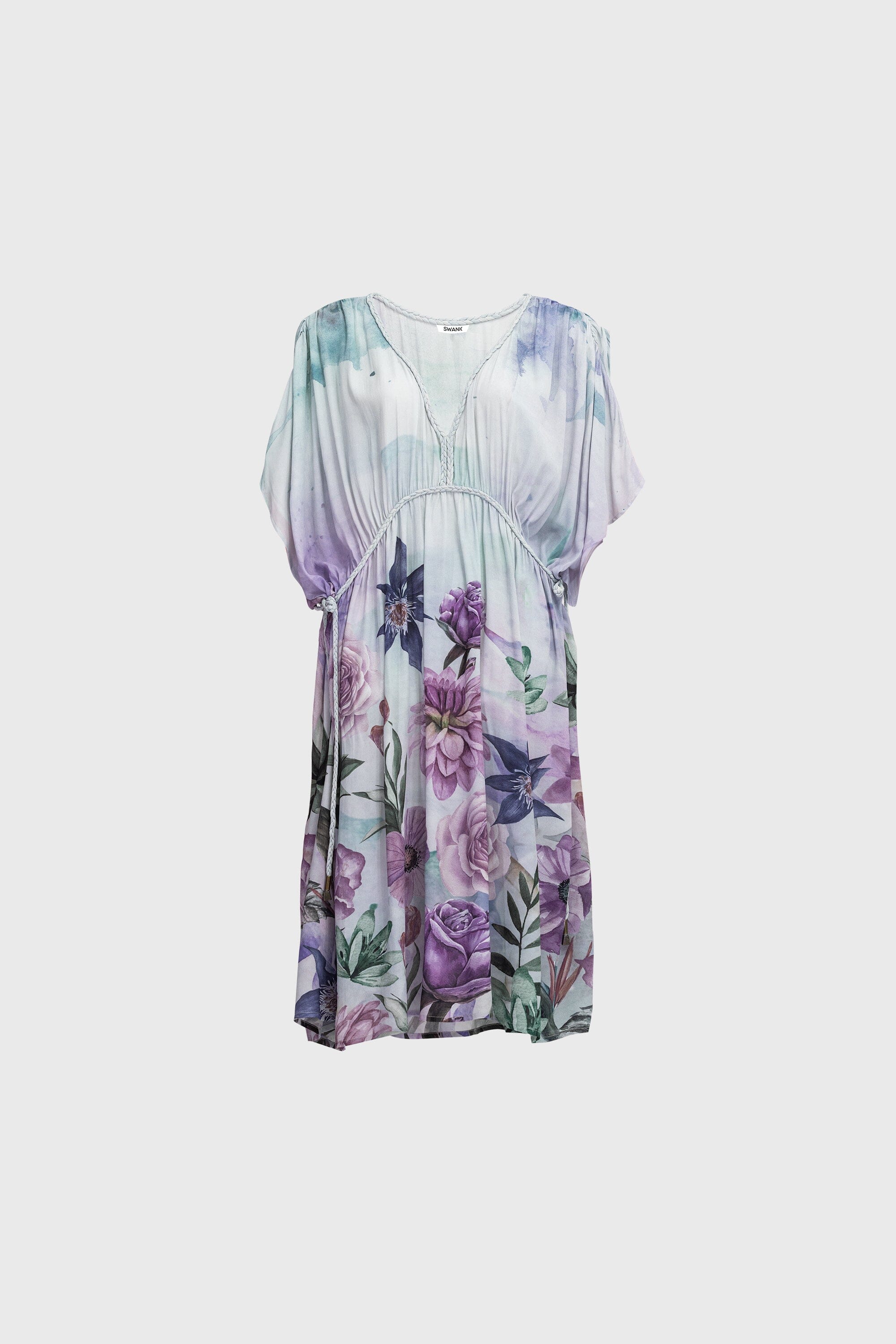 MARIC FLORAL - SHORT KAFTAN (Size - XL/XXL) - TheSwankStore
