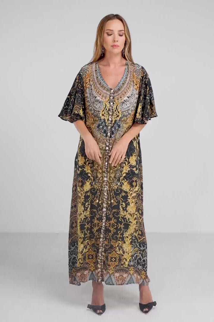 VALLETTA - MAXI SUN DRESS (Size XL/XXL - 18-20) - TheSwankStore