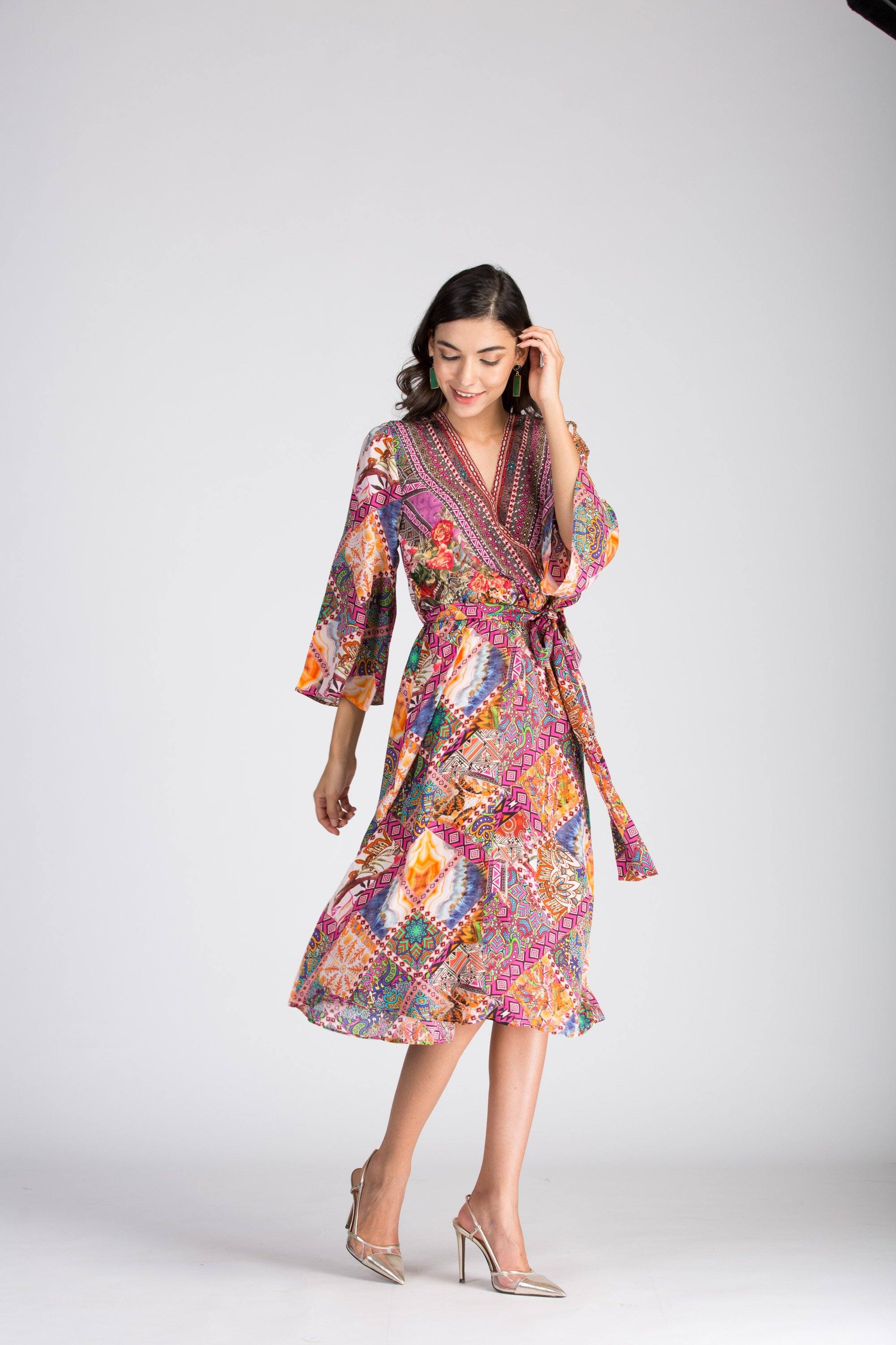 TUNISIA -  KIMONO DRESS - TheSwankStore