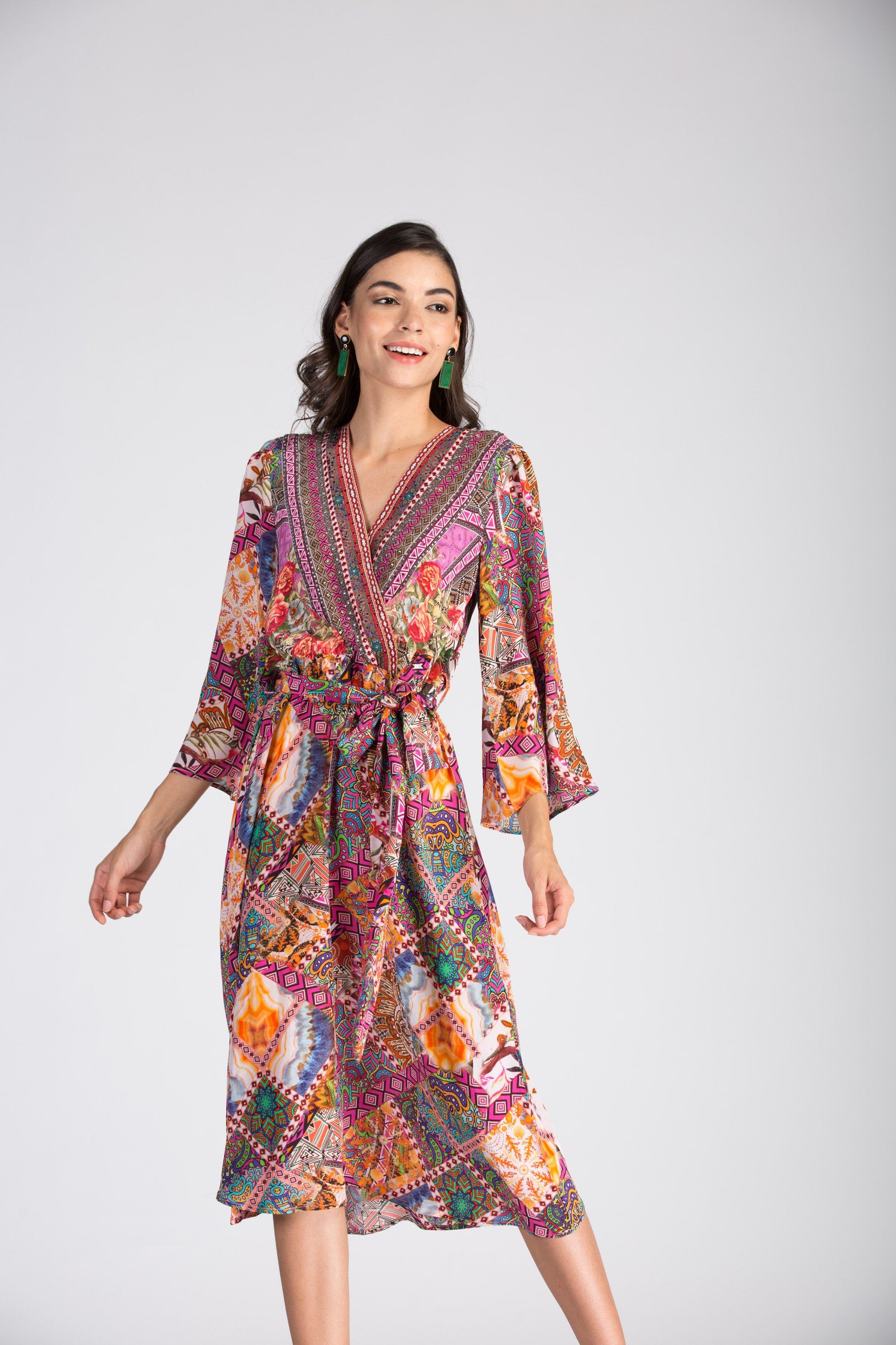 TUNISIA -  KIMONO DRESS - TheSwankStore