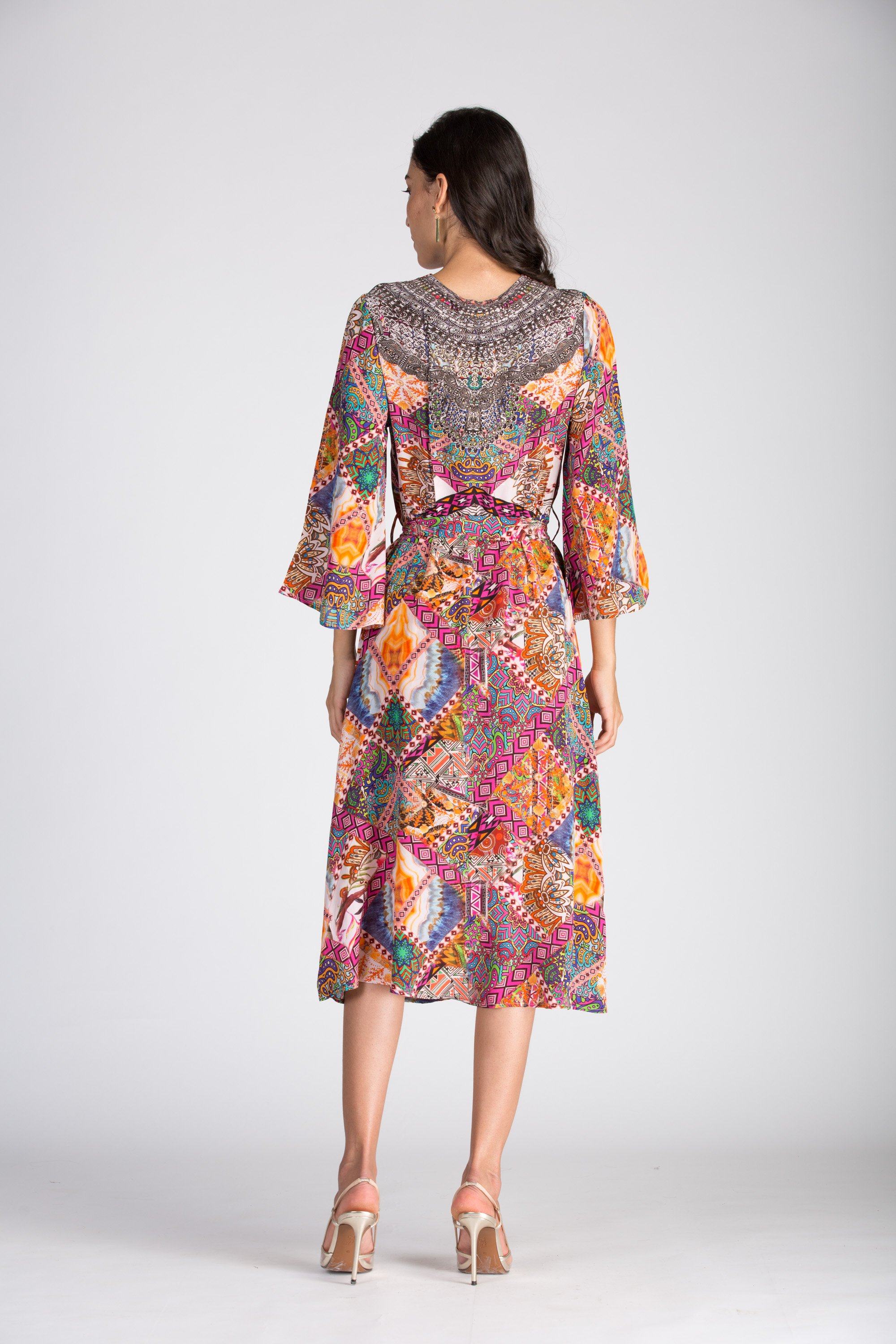 TUNISIA -  KIMONO DRESS - TheSwankStore