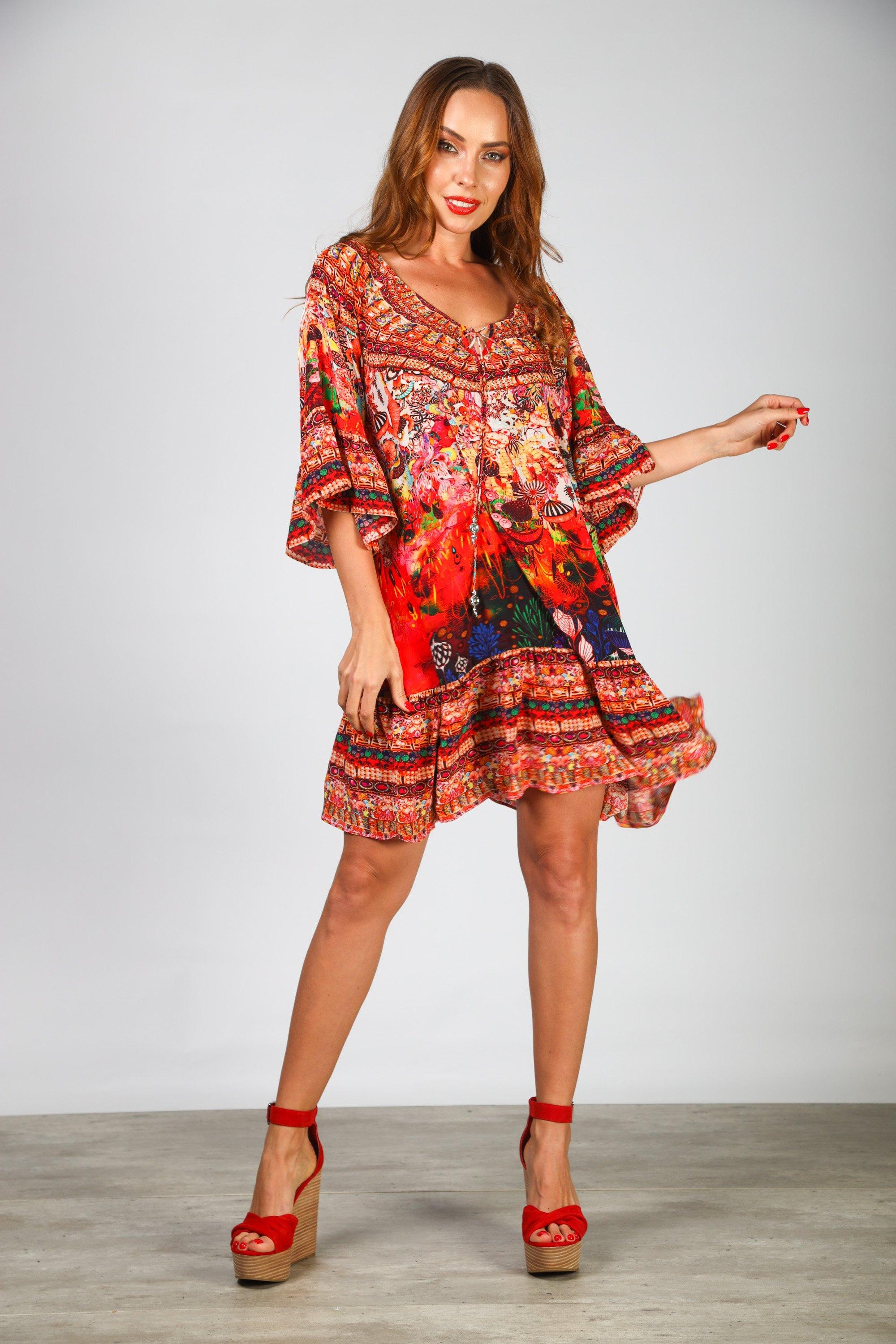 CORRALLE - GYPSY DRESS - TheSwankStore