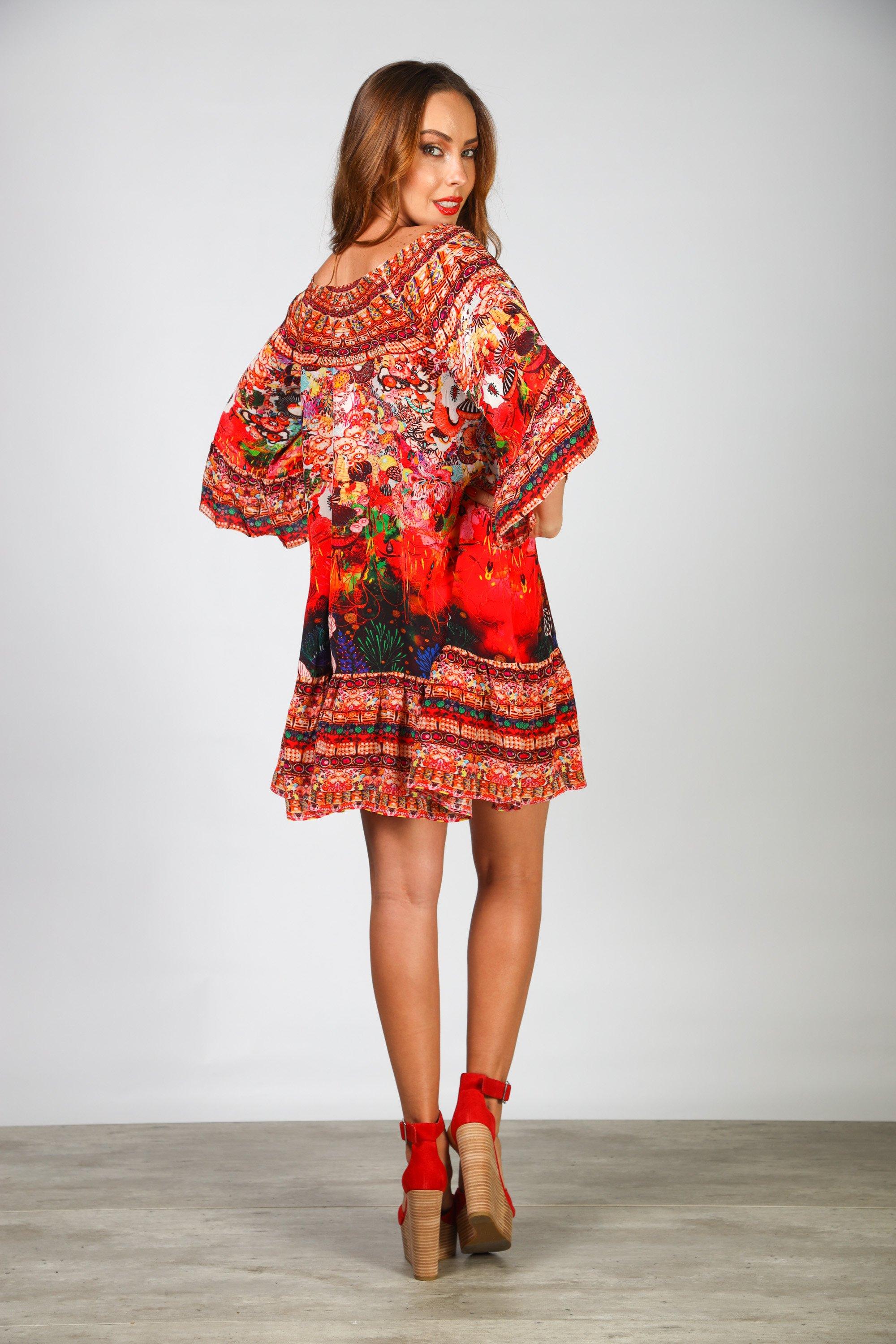CORRALLE - GYPSY DRESS - TheSwankStore