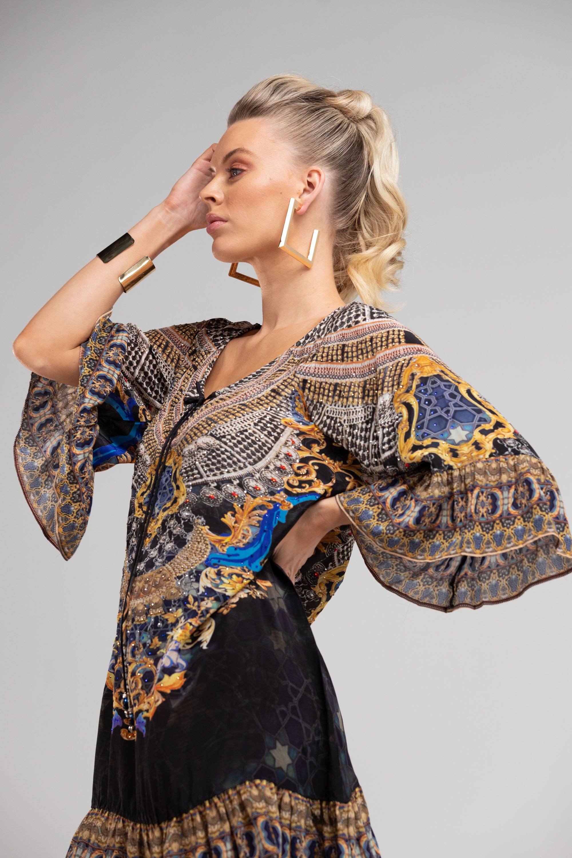 MIDNIGHT IN PARIS - GYPSY DRESS - TheSwankStore