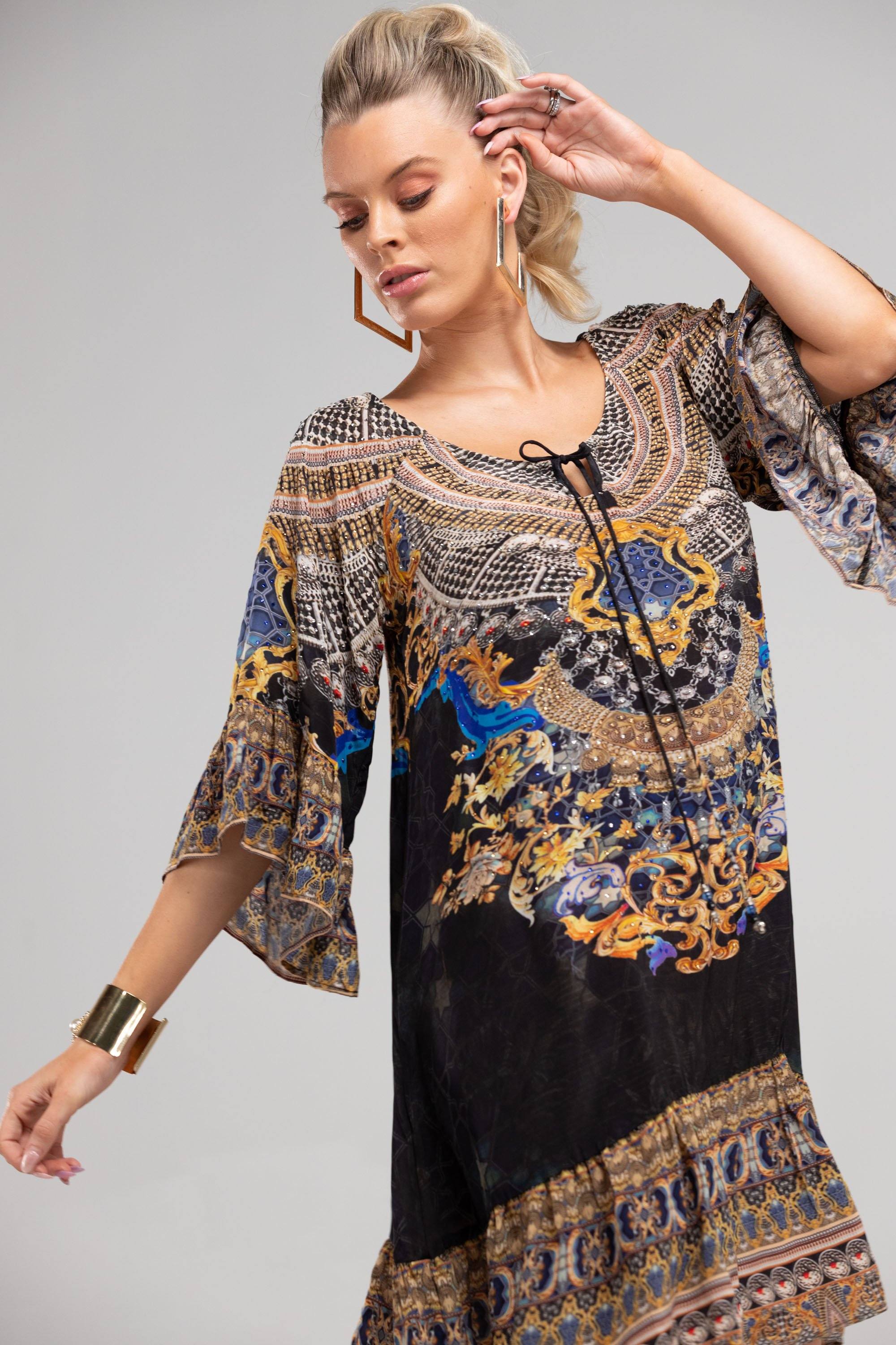 MIDNIGHT IN PARIS - GYPSY DRESS - TheSwankStore