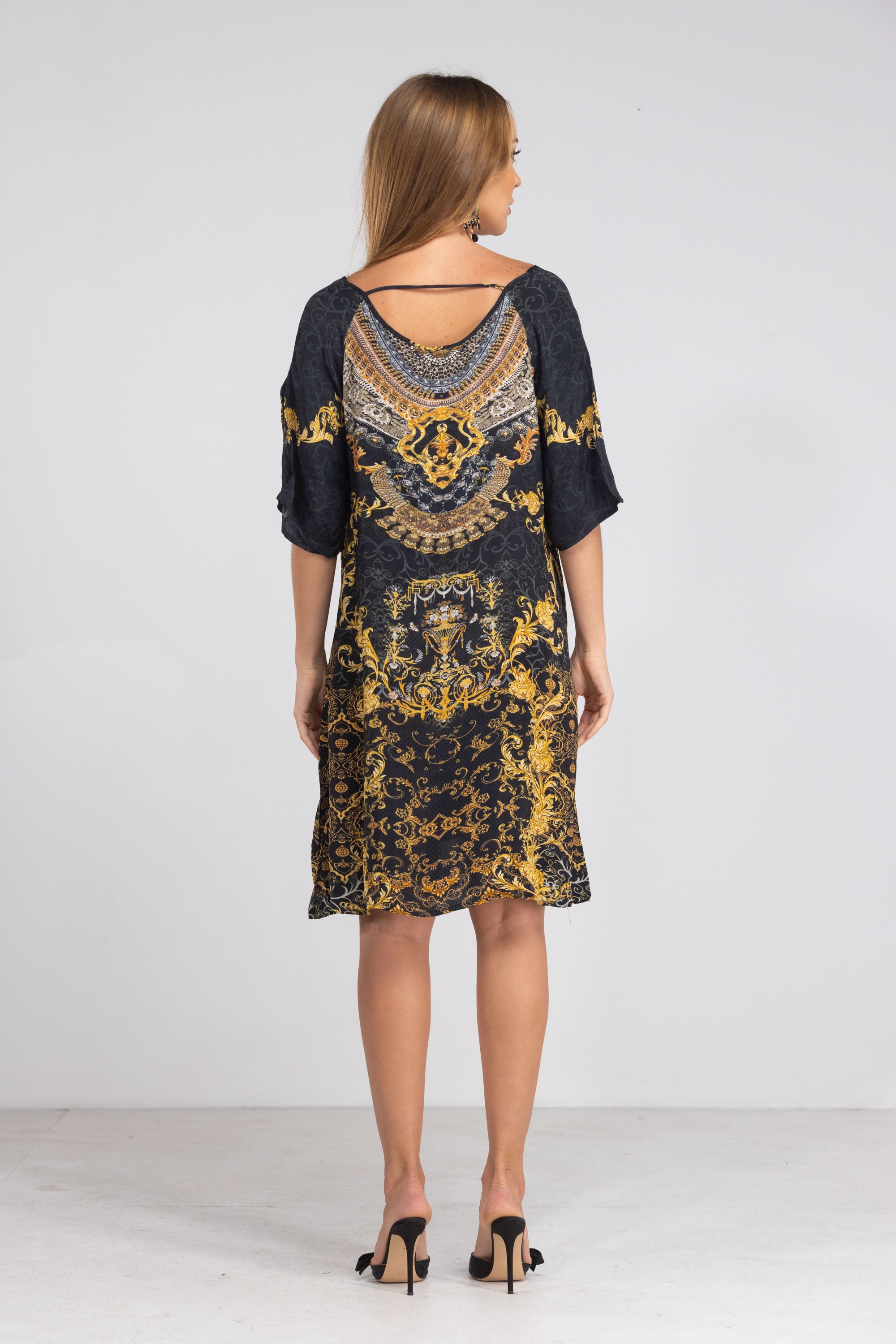 VALLETTA - SLIT SLEEVE DRESS - TheSwankStore