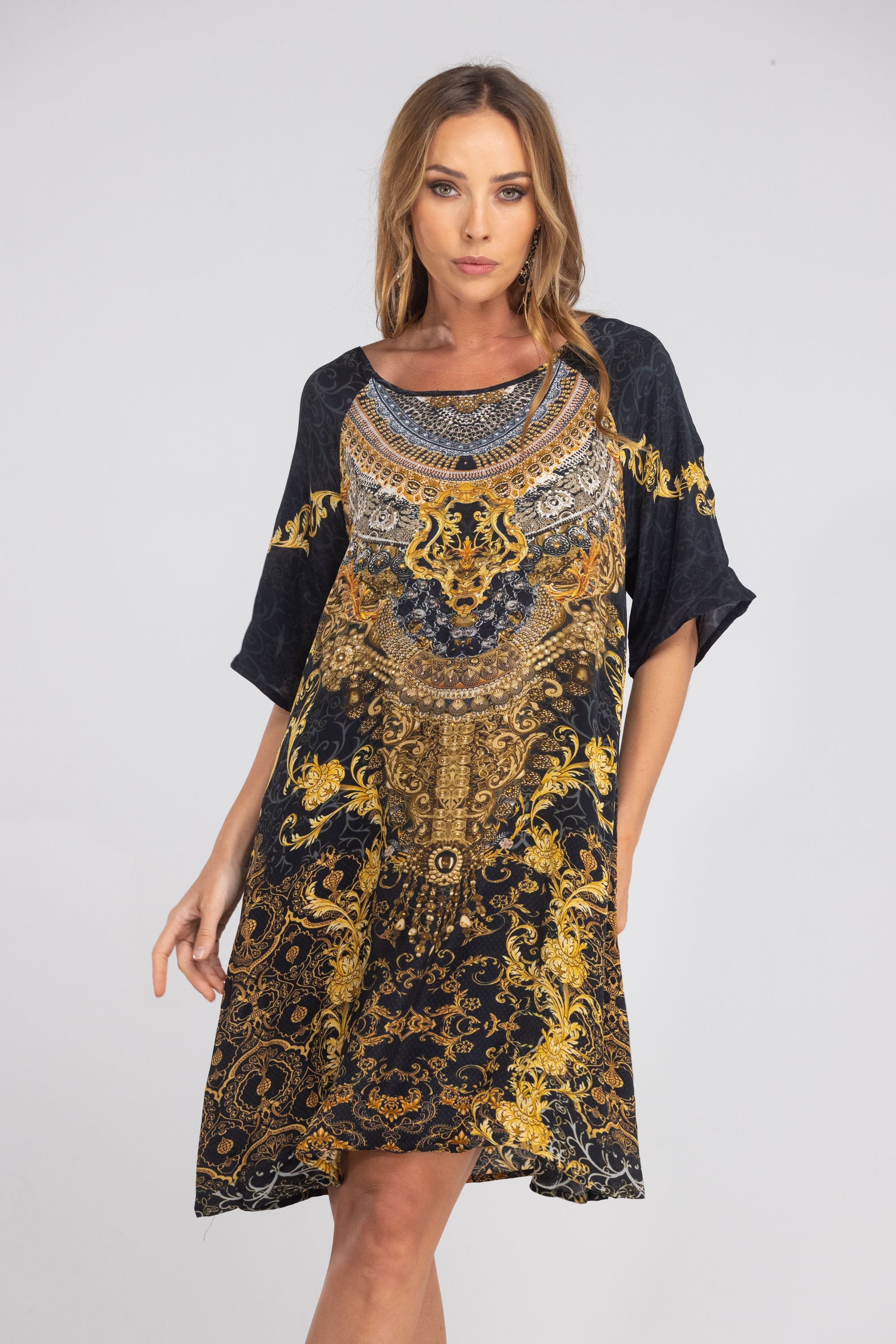 VALLETTA - SLIT SLEEVE DRESS - TheSwankStore