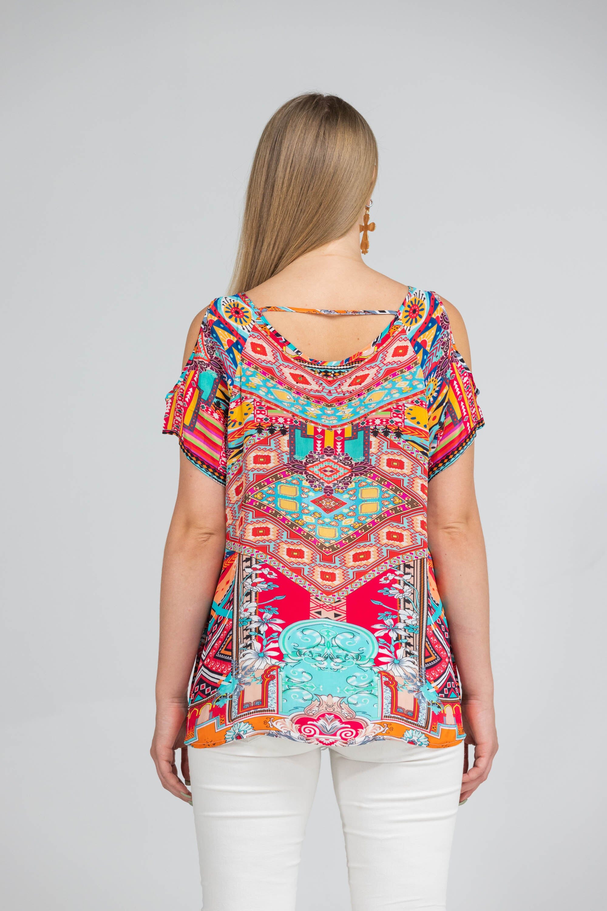 ROYAL RABAT - COLD SHOULDER TOP - TheSwankStore