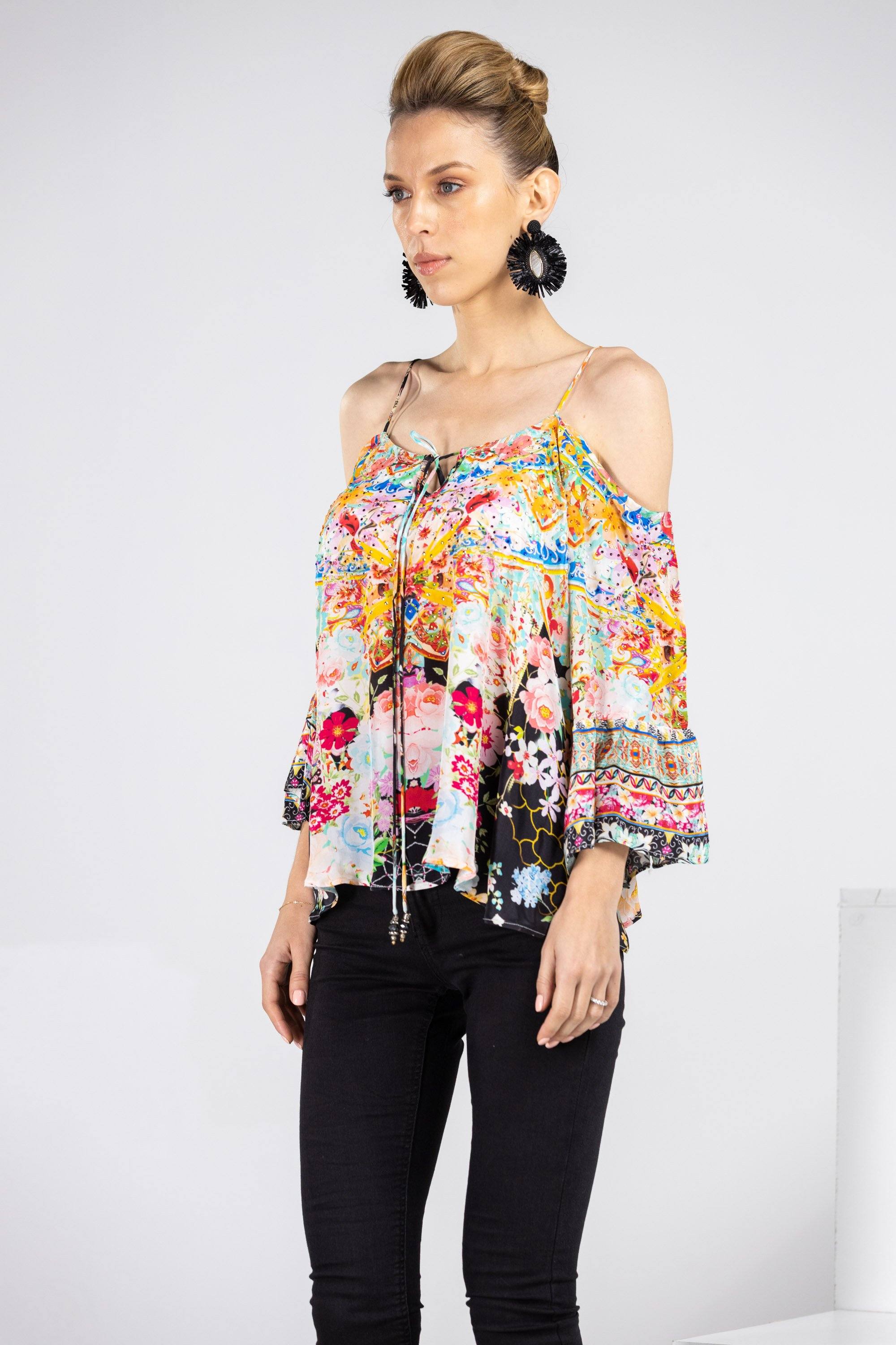 FLORINA NOIR - GYPSY TOP - TheSwankStore